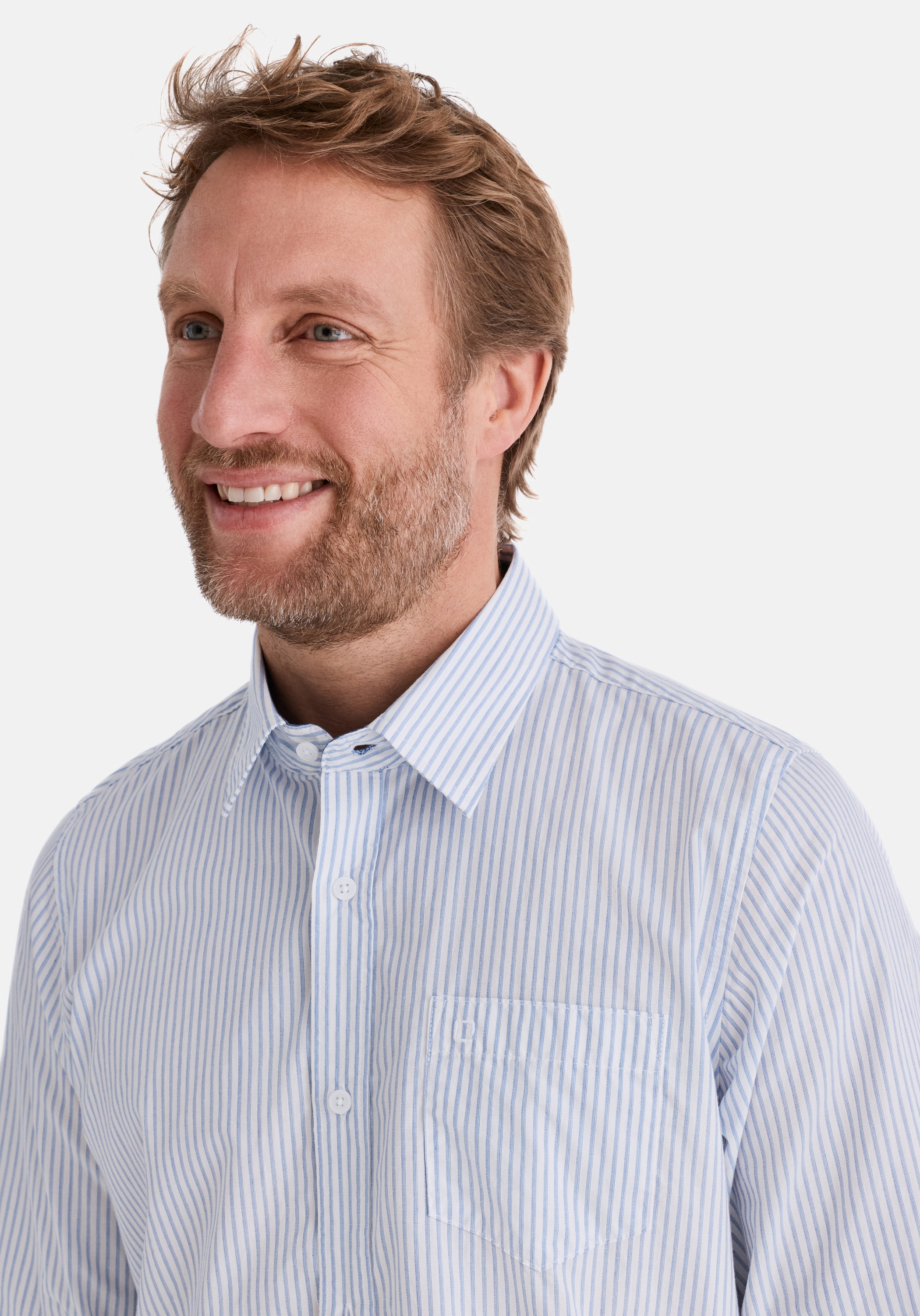 Stooker Men Langarmhemd »HUGH Hemd Langarm Regular Fit« Langarm Hemd Regular Fit für Herren