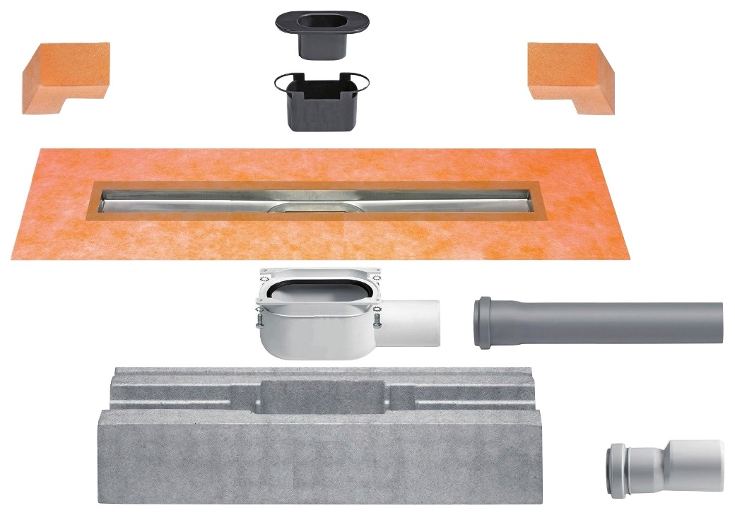 Schlüter Duschrinne »Kerdi-Line-H 40«, horizontal, DN40, Geruchsverschluss kaufen