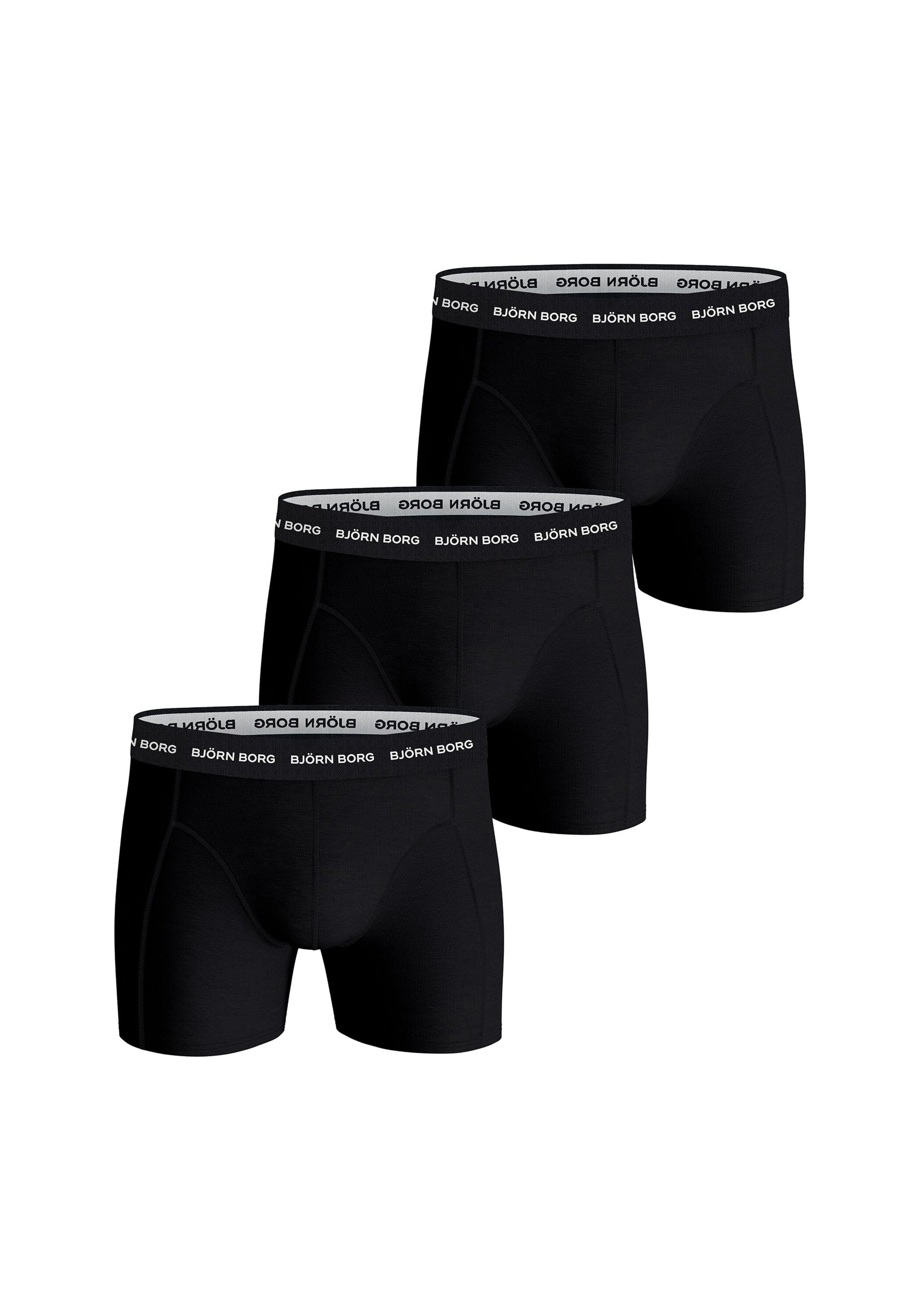 Björn Borg Boxershorts "Boxershort Cotton Stretch Boxer Trunks 3P 3er Pack"