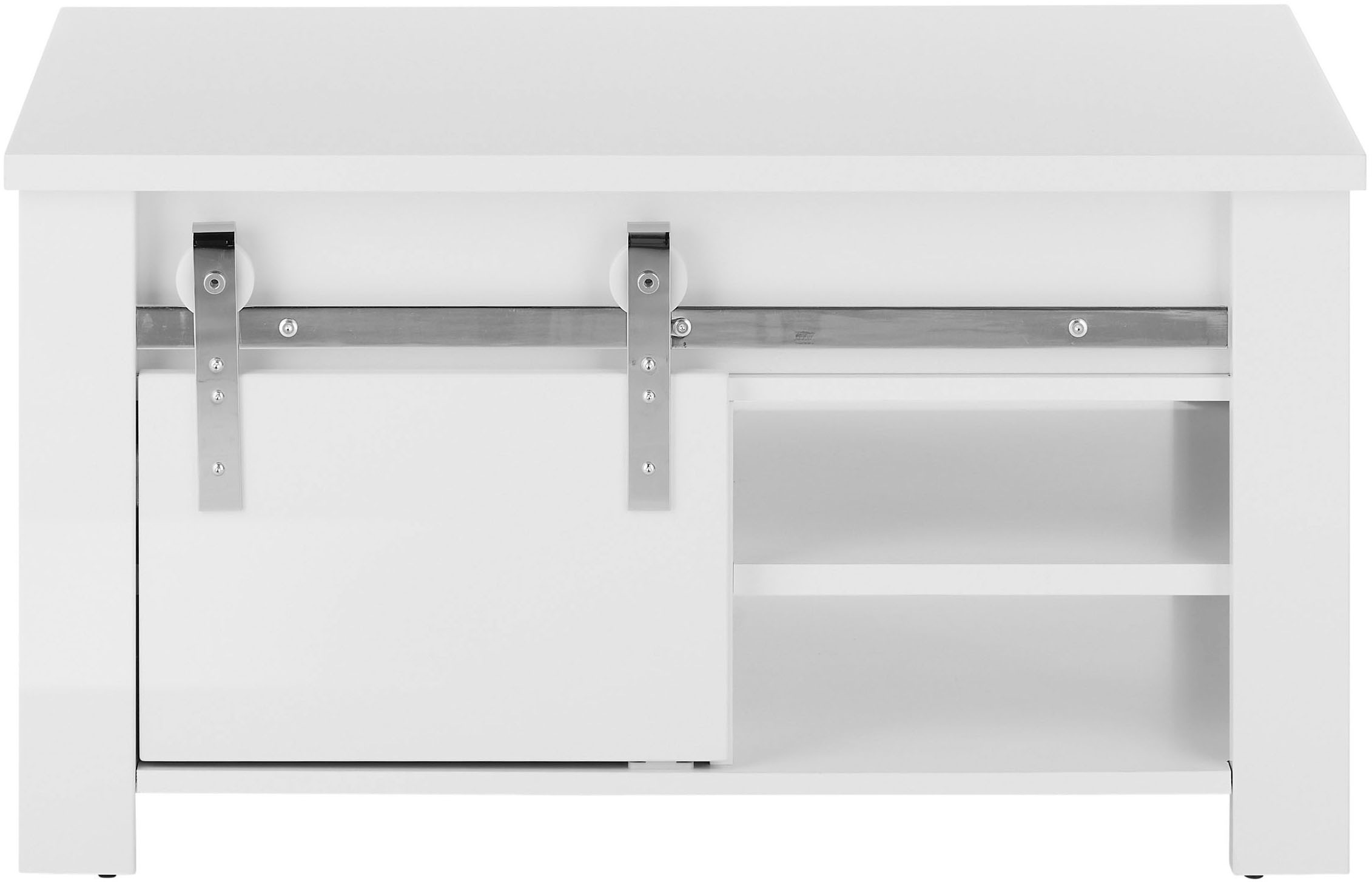 Thumbnail - Home affaire Couchtisch "Daytona, Beistelltisch, Wohnzimmertisch, Sofatisch, Tisch" mit Schiebetürenbeschlag in Chrom-Op...