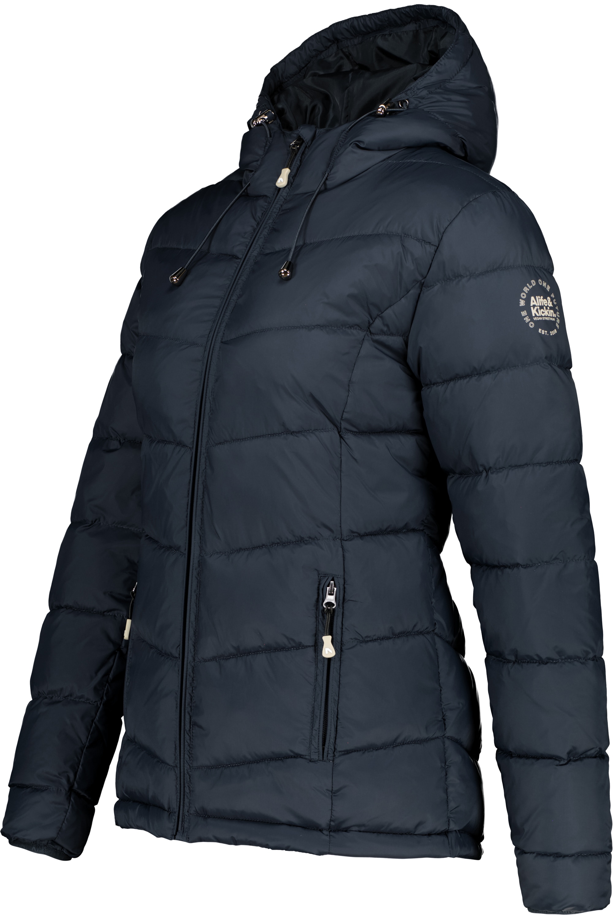 Alife & Kickin Winterjacke »Damen LirazAK A«, Ultraleichte taillierte Steppjacke mit Kapuze
