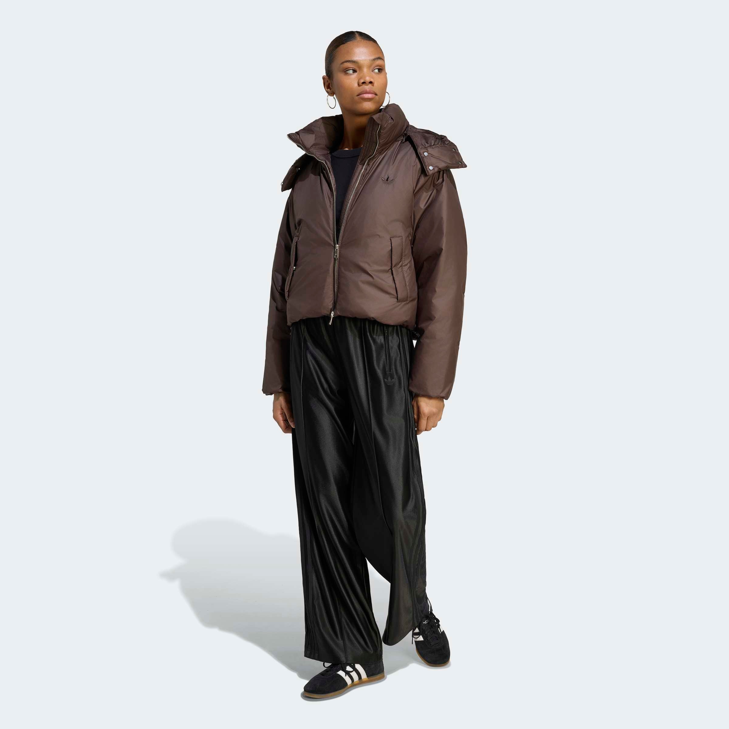 adidas Originals Outdoorjacke »ESS DOWN HOODED PUFFER T« für Erwachsene, mit Reißverschluss, aus Polyester