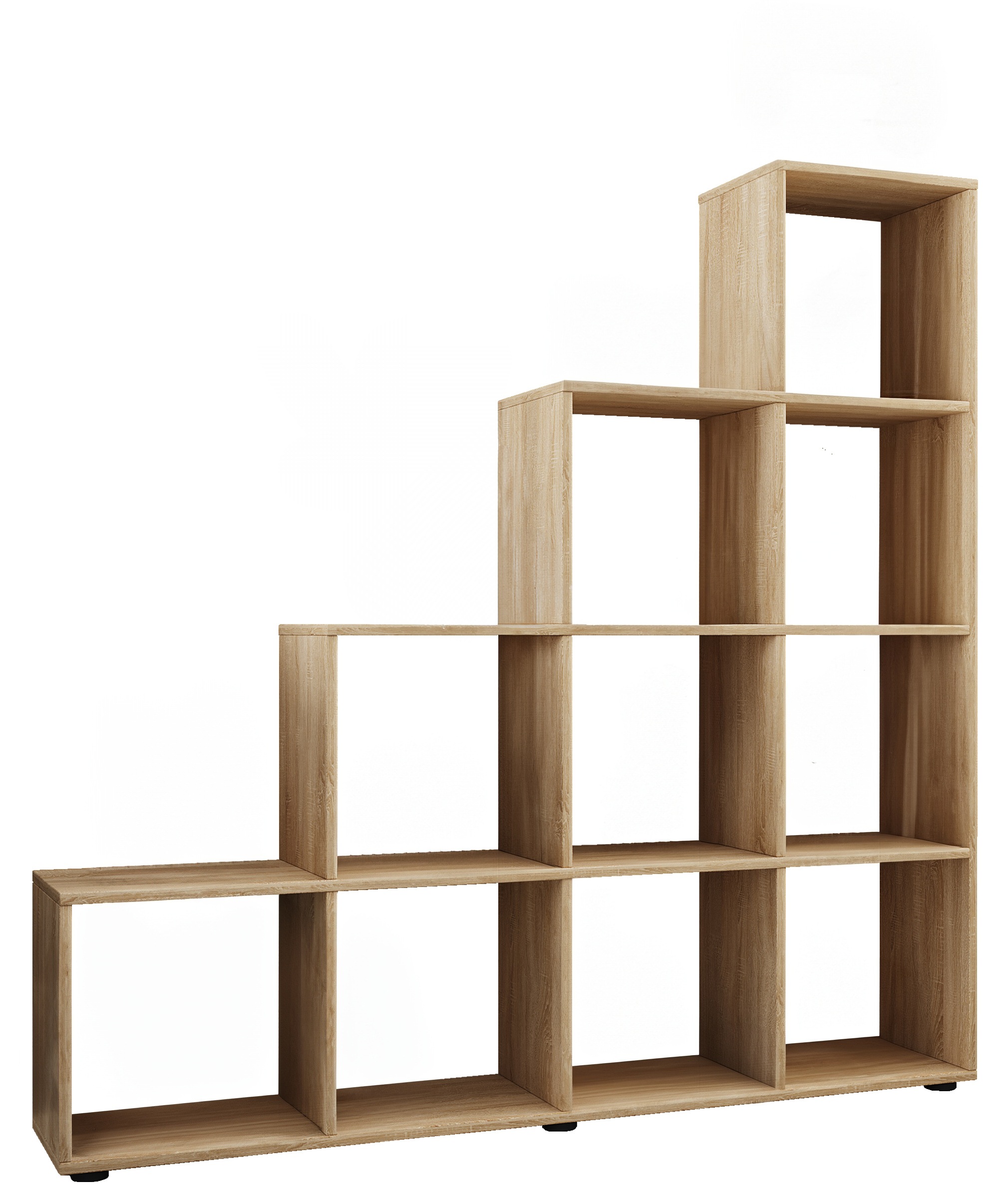VCM Standregal "Holz Stand Treppenregal Regal 10 Fächer Napoli" 1 Stk. tlg.