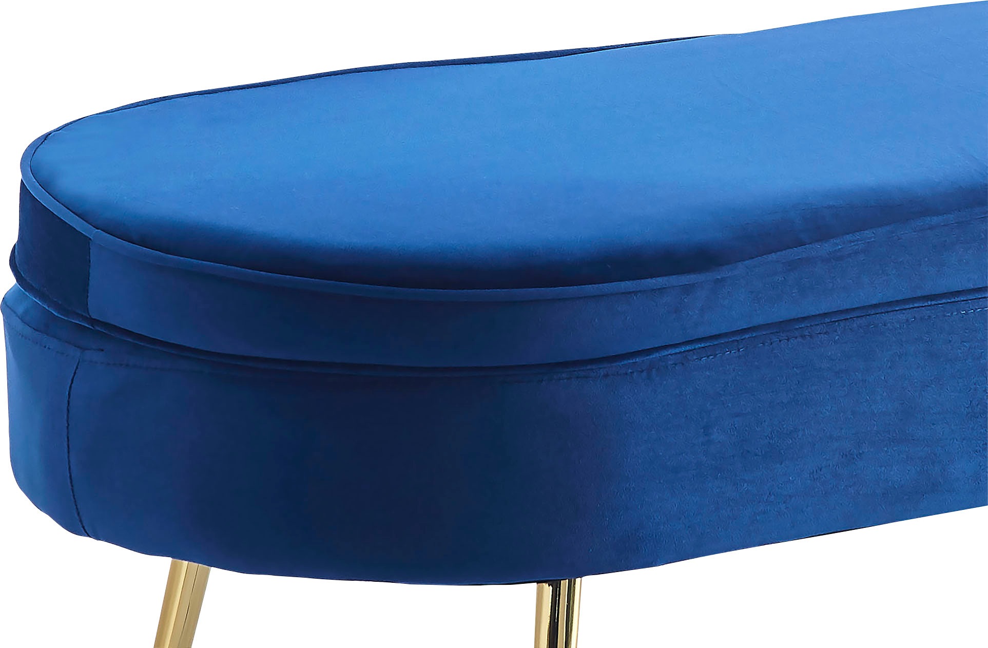 SalesFever Polsterhocker "Clam - Stilvoller Hocker" Elegantes Design in ova günstig online kaufen