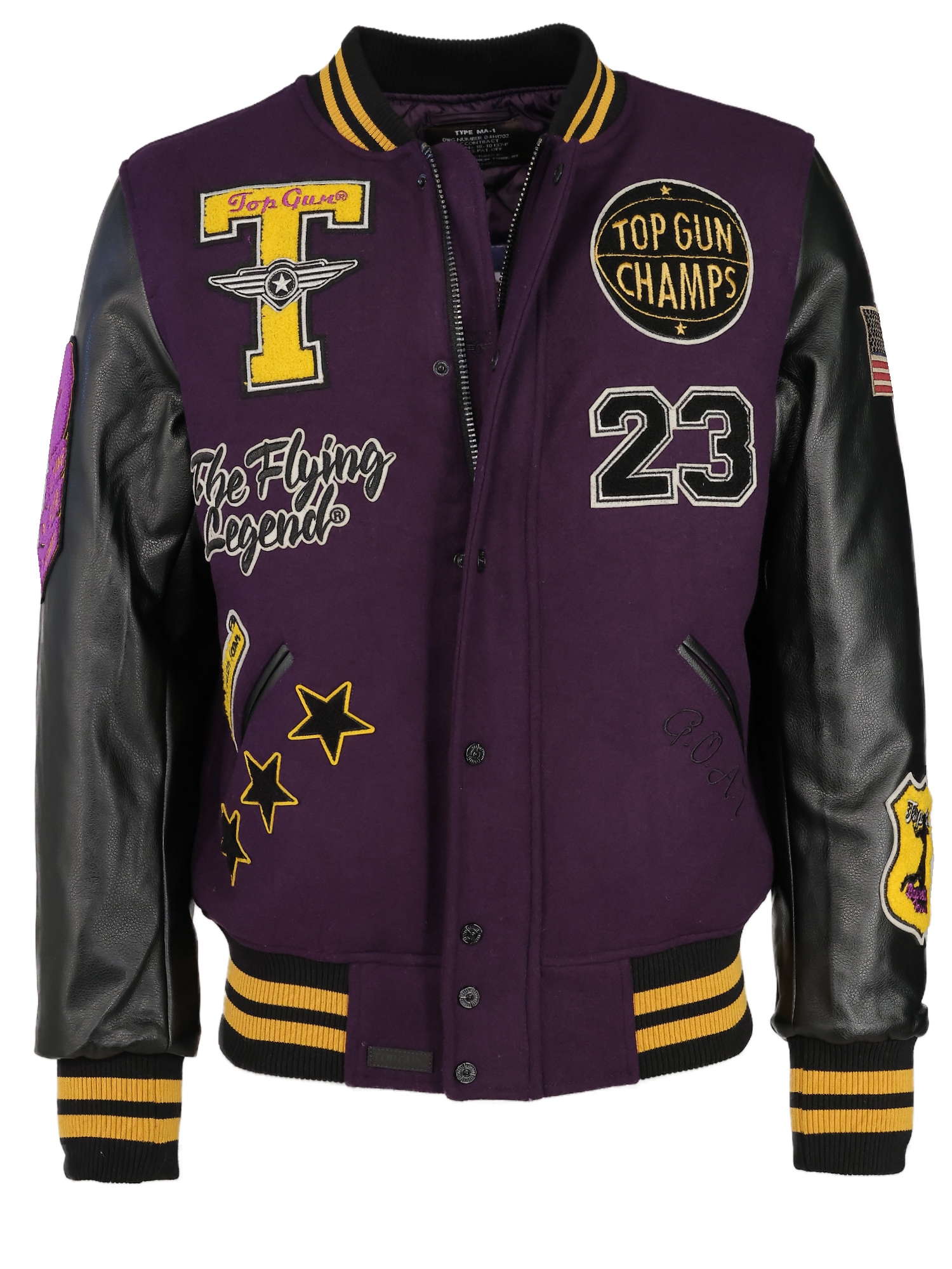 TOP GUN Collegejacke "TG20213031"