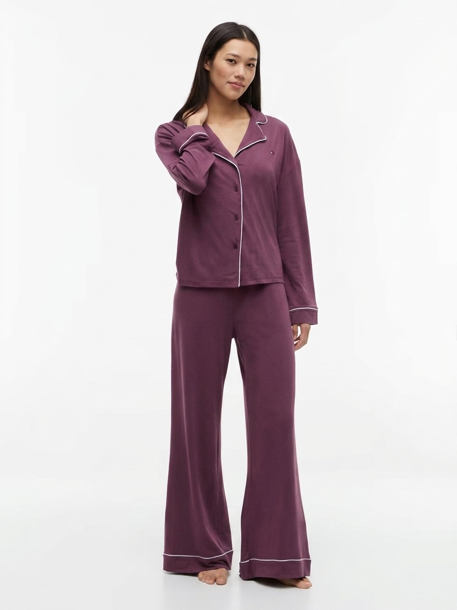 Tommy Hilfiger Underwear "LS SHIRT PANTS PJ SET" Essential Relaxed Fit