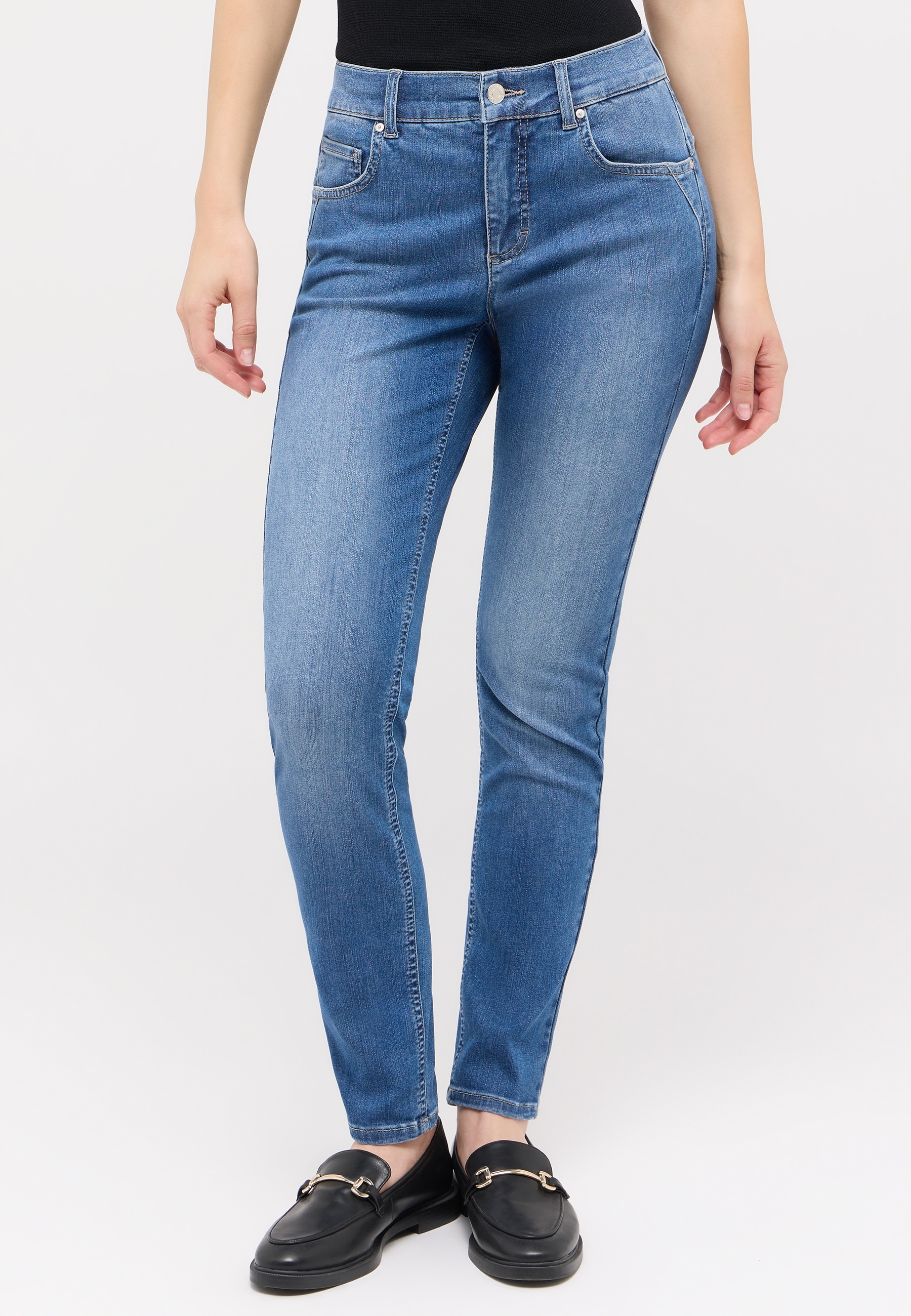 ANGELS Skinny-fit-Jeans "SKINNY SHAPE" Slim fit Passform, mit Push-up Effek günstig online kaufen