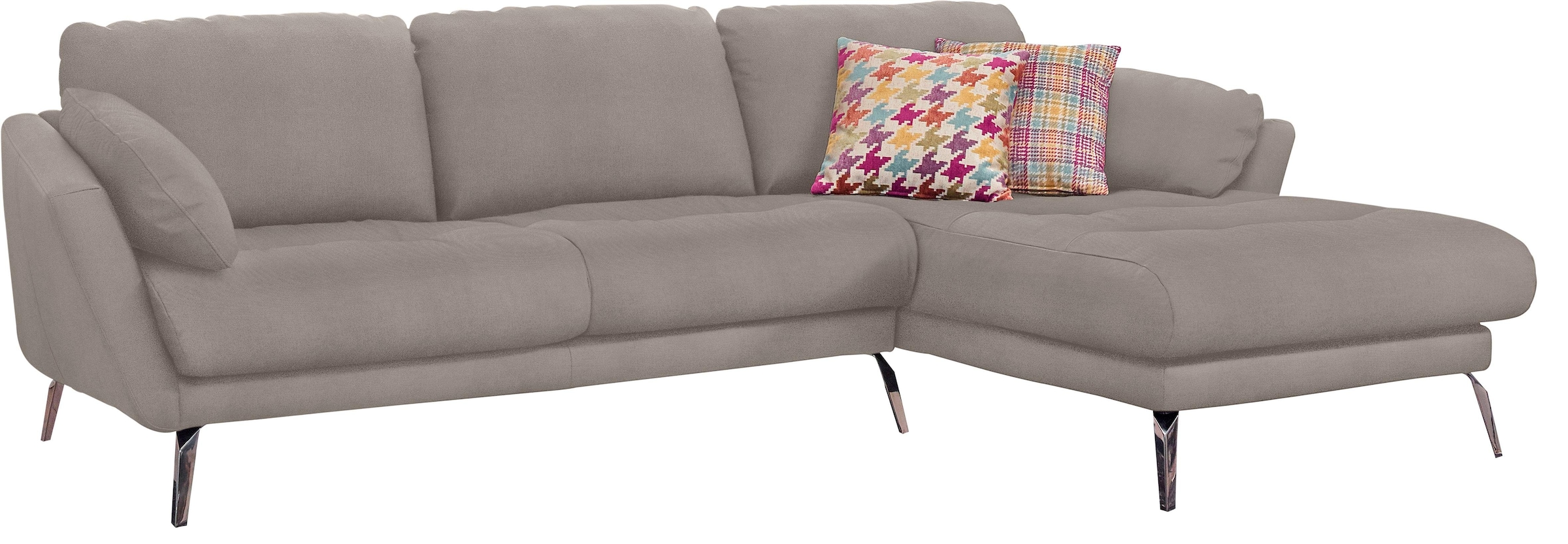 W.SCHILLIG Ecksofa »softy, Designsofa, zeitlos und elegant, hoher Sitzkomfort, L-Form«, mit...