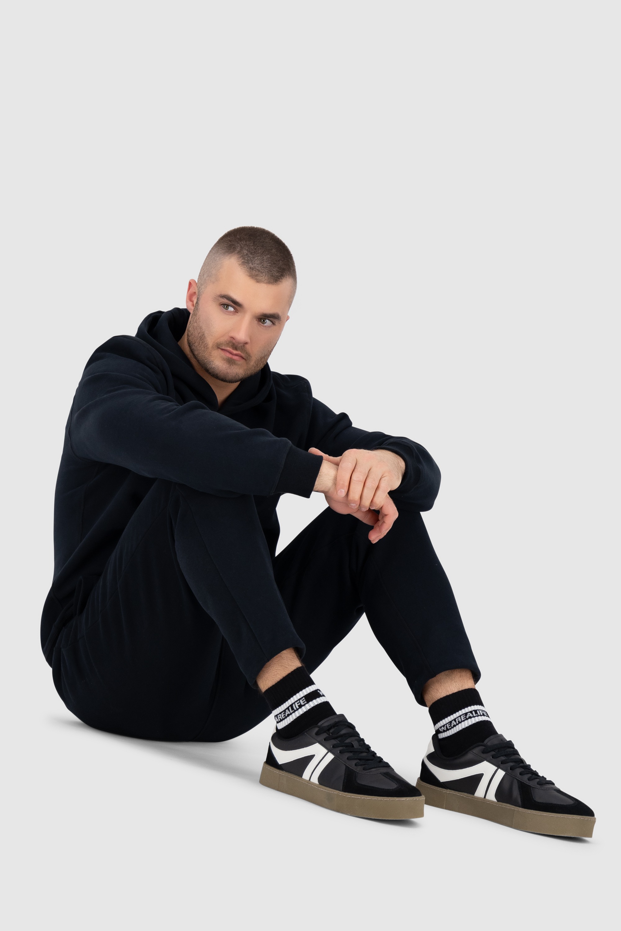 Alife & Kickin Sneakersocken »Herren 3 PACK - EnnyAK«, (Spar-Set), Sneakersocken knöchelhoch mit Streifen, aus Baumwolle mit weichem Bund