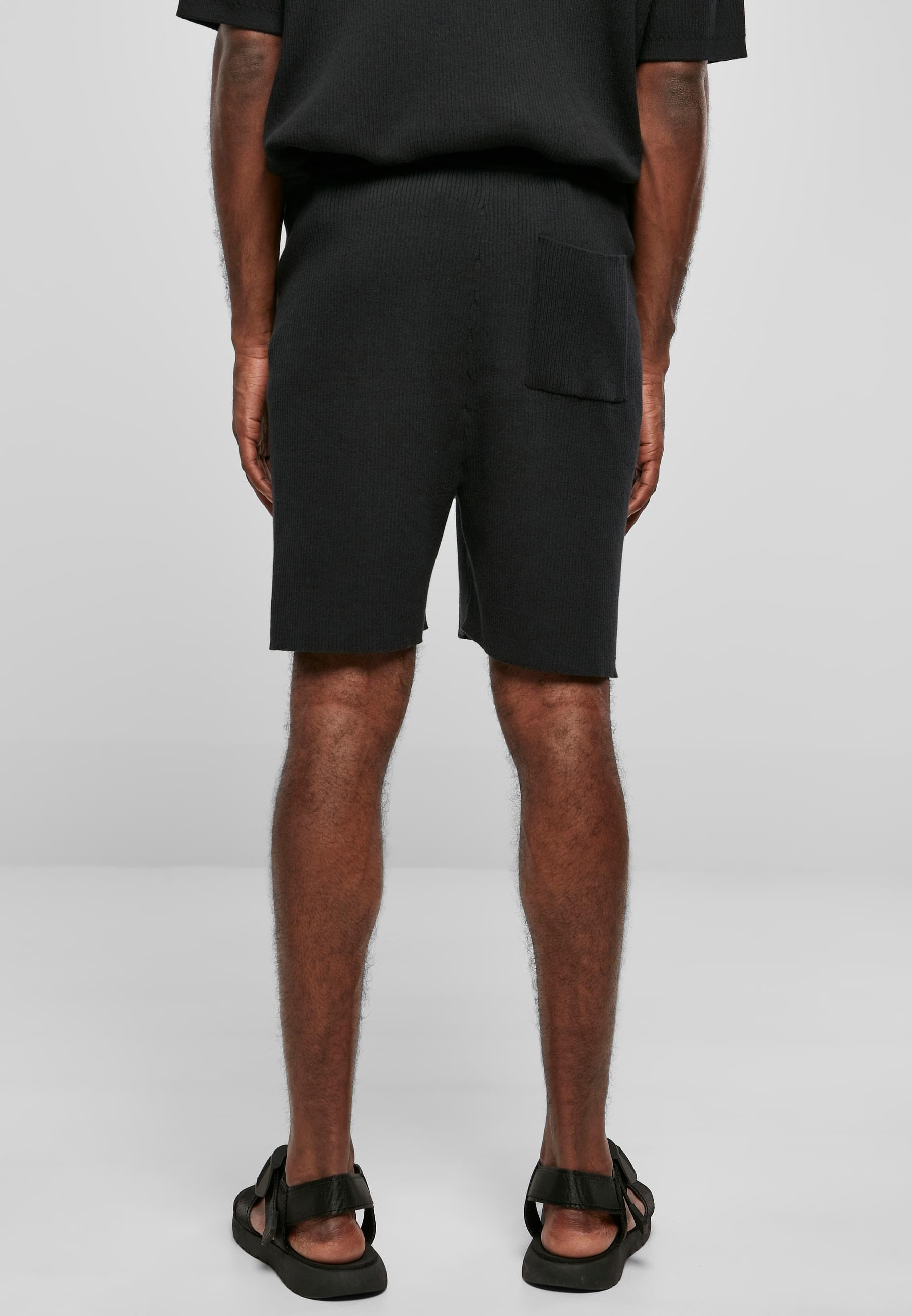 URBAN CLASSICS Shorts »Urban Classics Herren Ribbed Shorts«, (1 tlg.)