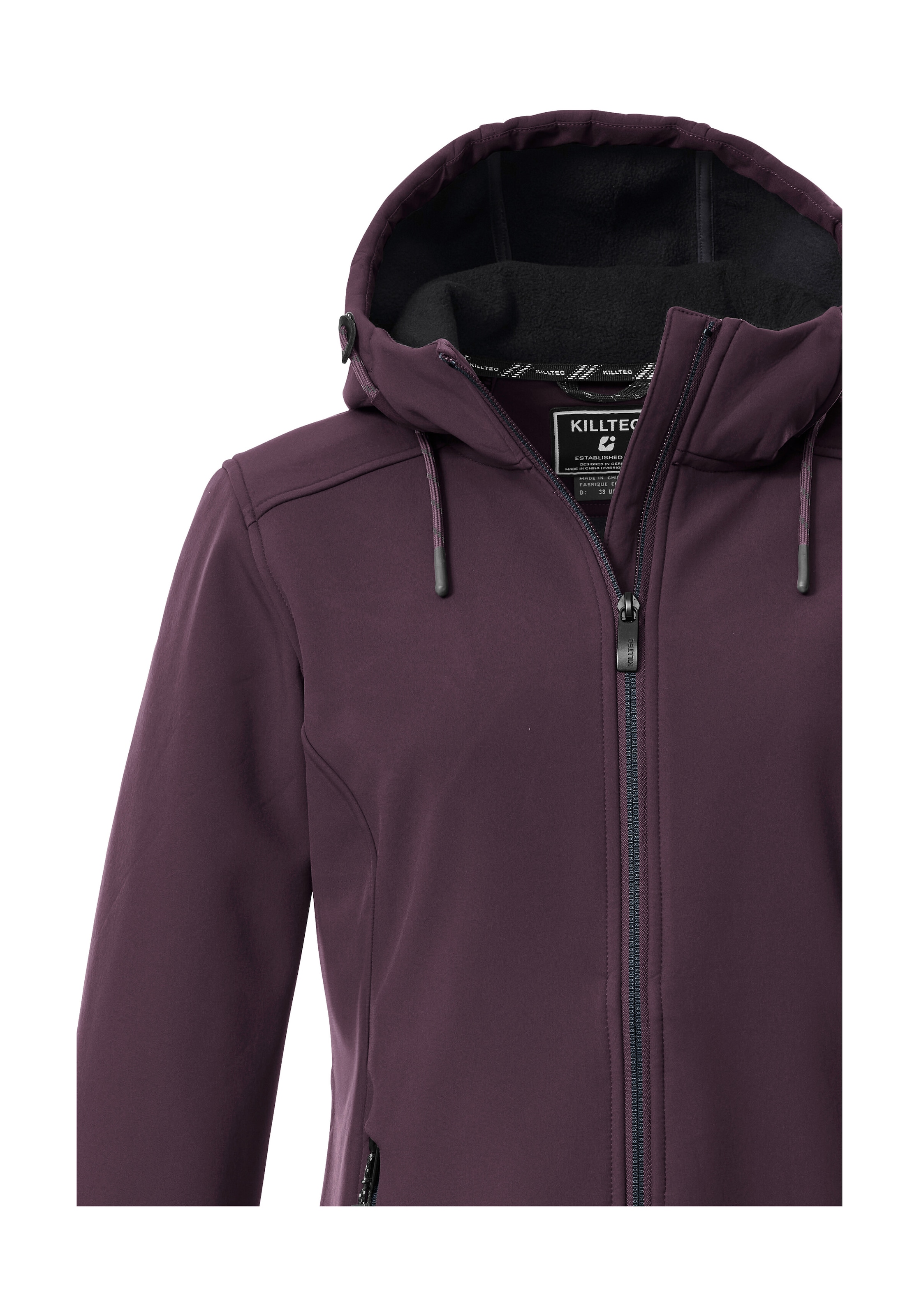 Killtec Softshelljacke »KOW 8 WMN SFTSHLL JCKT«, Damen Softshelljacke: wasser- und windabweisend, atmungsaktiv