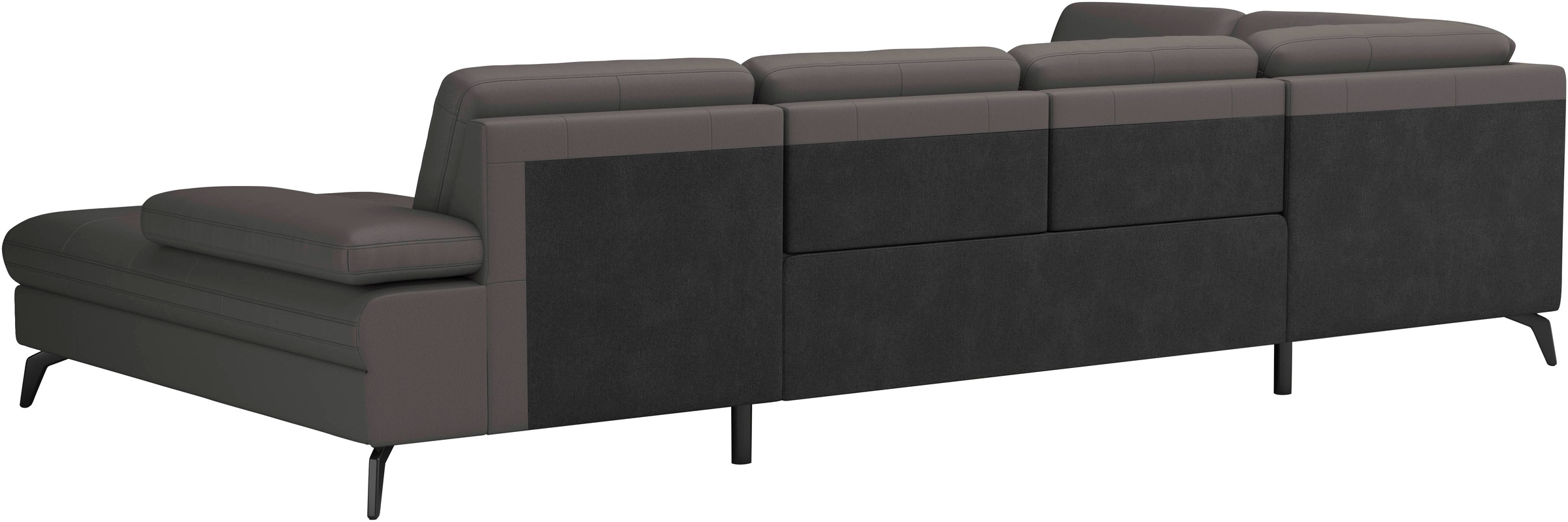 Wohnlandschaft SIT & MORE "Morris Jubi", braun (mocca), B:335cm H:82cm T:212cm, Sofas, Wohnlandschaft, wahlweise mit Armteilverstellung, Bettfunktion & Bettkasten 10