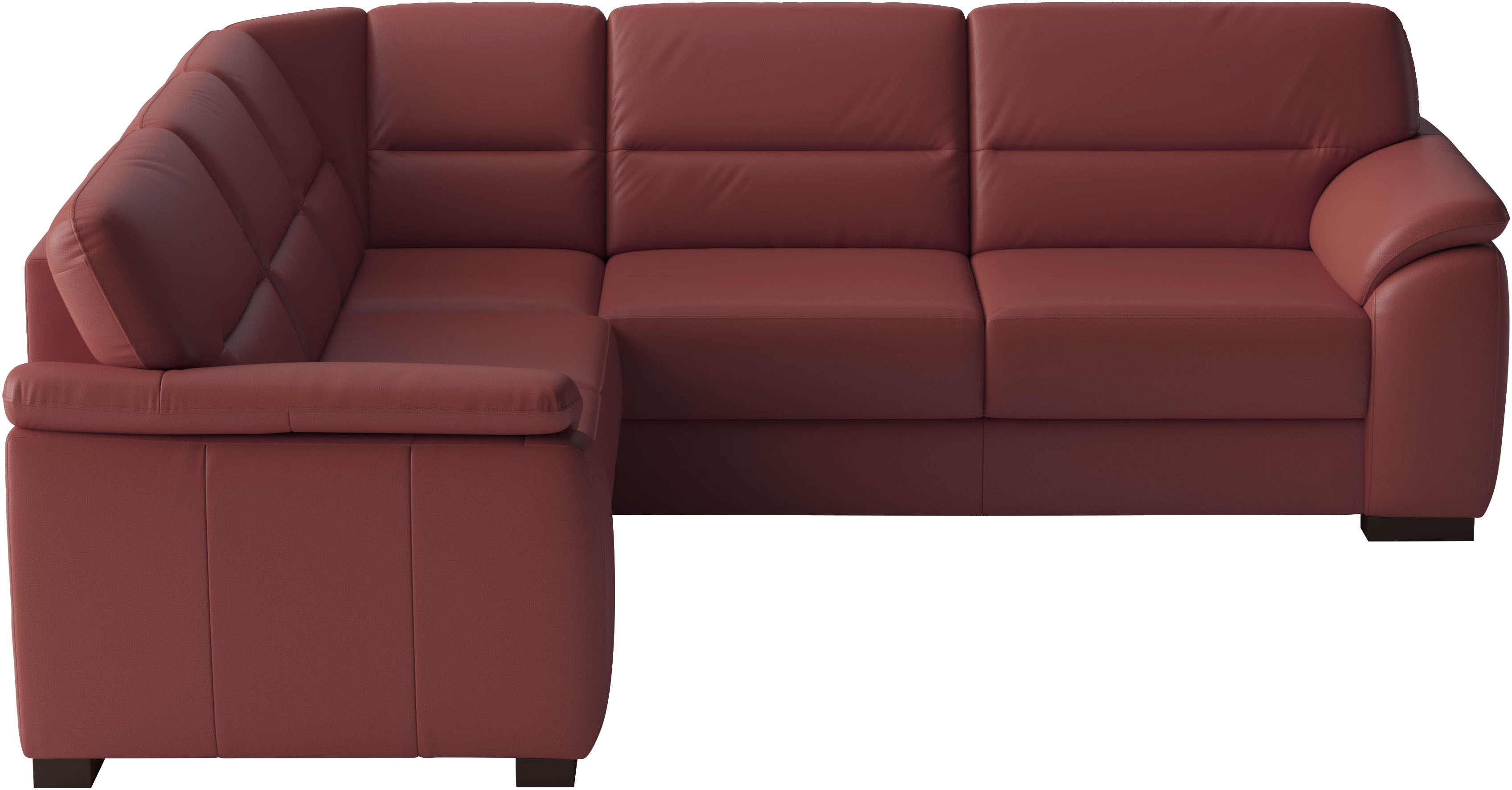sit&more Ecksofa "Montego Leder, L-Form, B: 255cm" wahlweise mit Schlaffunktion und Schubkasten