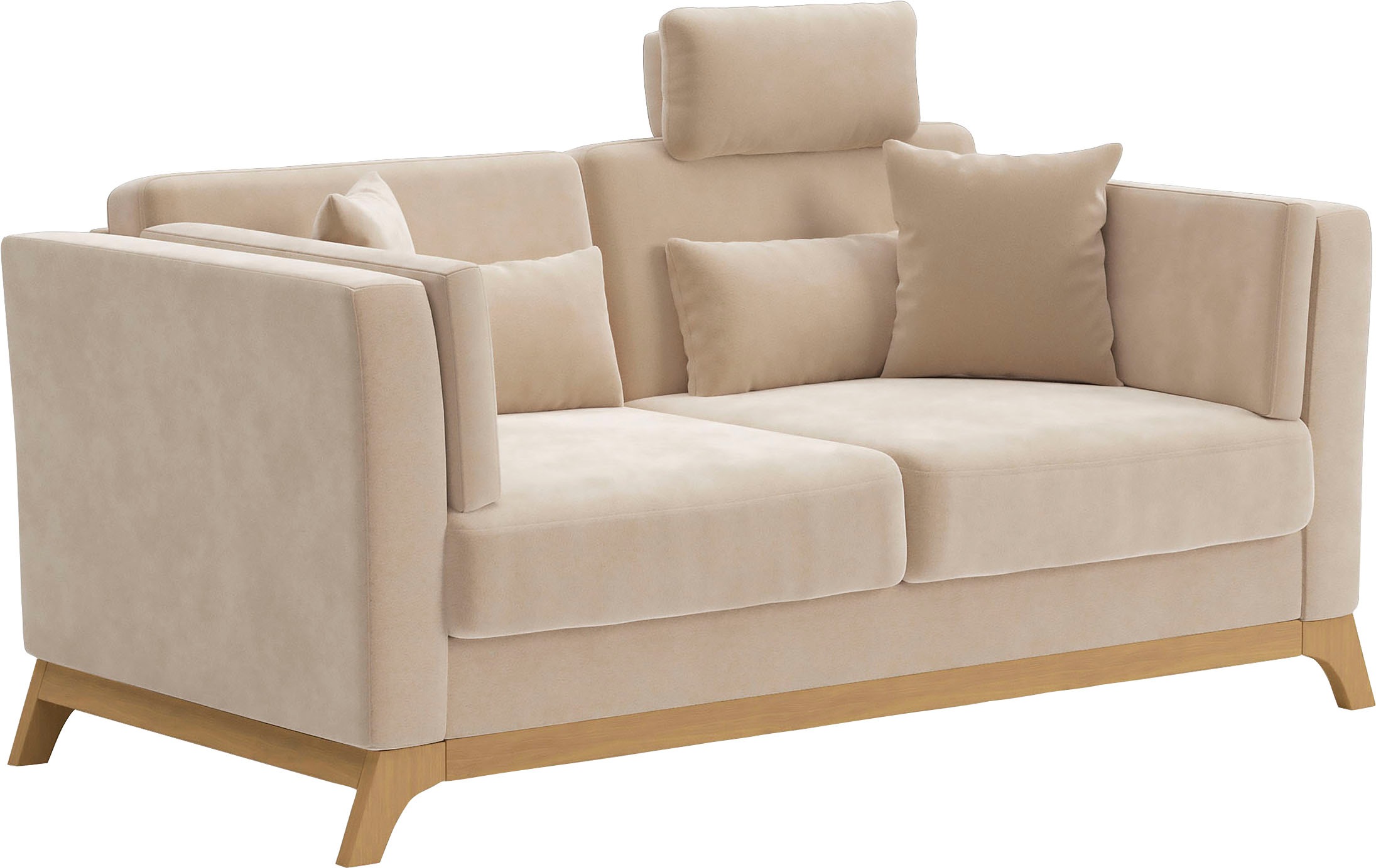 Home affaire 2,5-Sitzer »Viva« wahlweise mit Holzrahmen aus Eiche