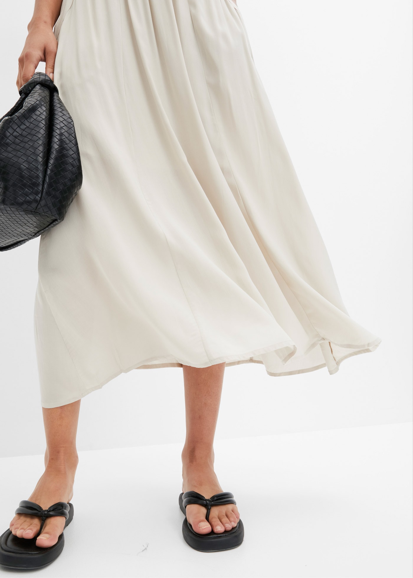 bonprix Maxirock "Maxirock mit Gürtel (2-tlg.Set)" Set, 2 mit Gürtel, Maxil günstig online kaufen