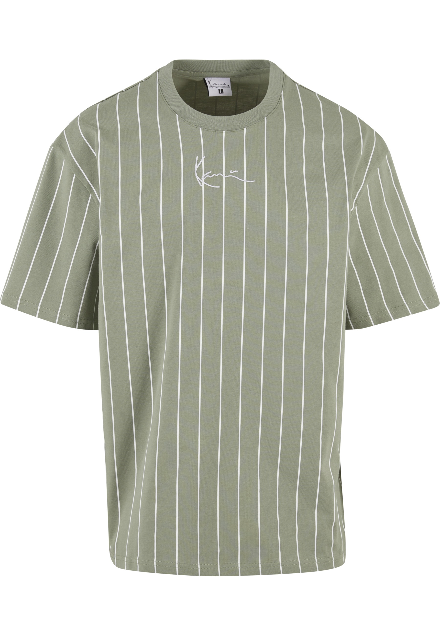 Karl Kani T-Shirt "Karl Kani Small Signature Essential Pinstripe Tee" 1 Stk günstig online kaufen