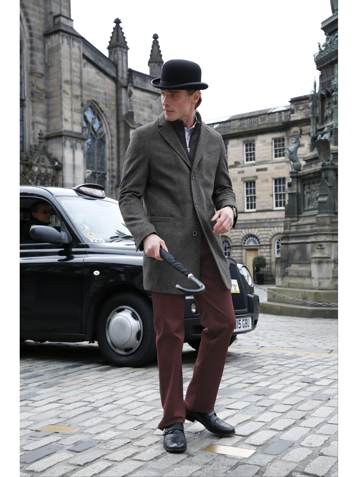 Charles Colby Wolljacke »Mantel EARL VAUGHAN«, (1 St.)