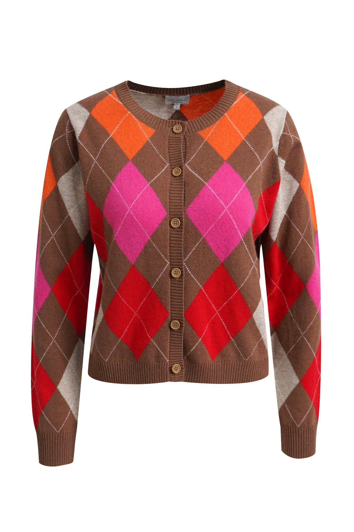 Milano Italy Cardigan aus Feinstrick