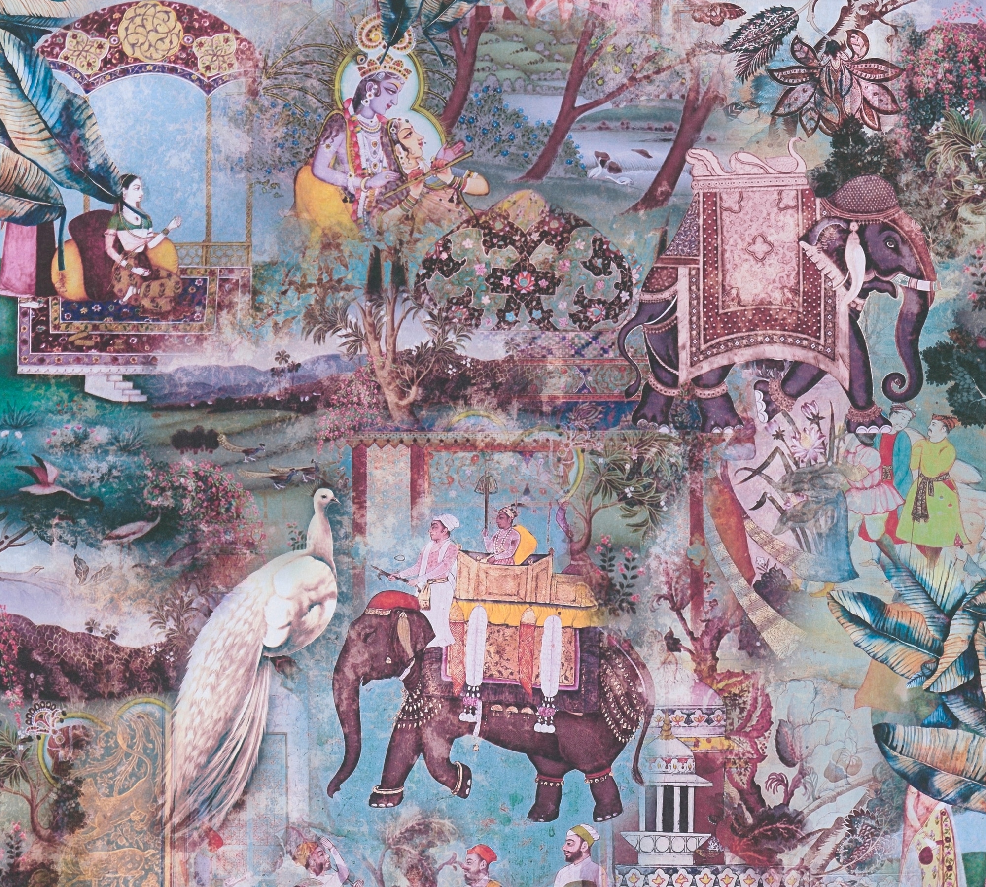 A.S. Création Vliestapete "Dream Flowery" Ethnomuster Abstrakt Minimalistisch Glatt Vintage Tapete Orientalisch Tapeten Wohnzimmer Schlafzimmer