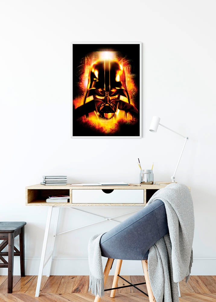 Komar Bild »Star Wars Classic Vader Head«, Star Wars, (1 St.), Wandbild zur Dekoration im Kinderzimmer - ohne Rahmen
