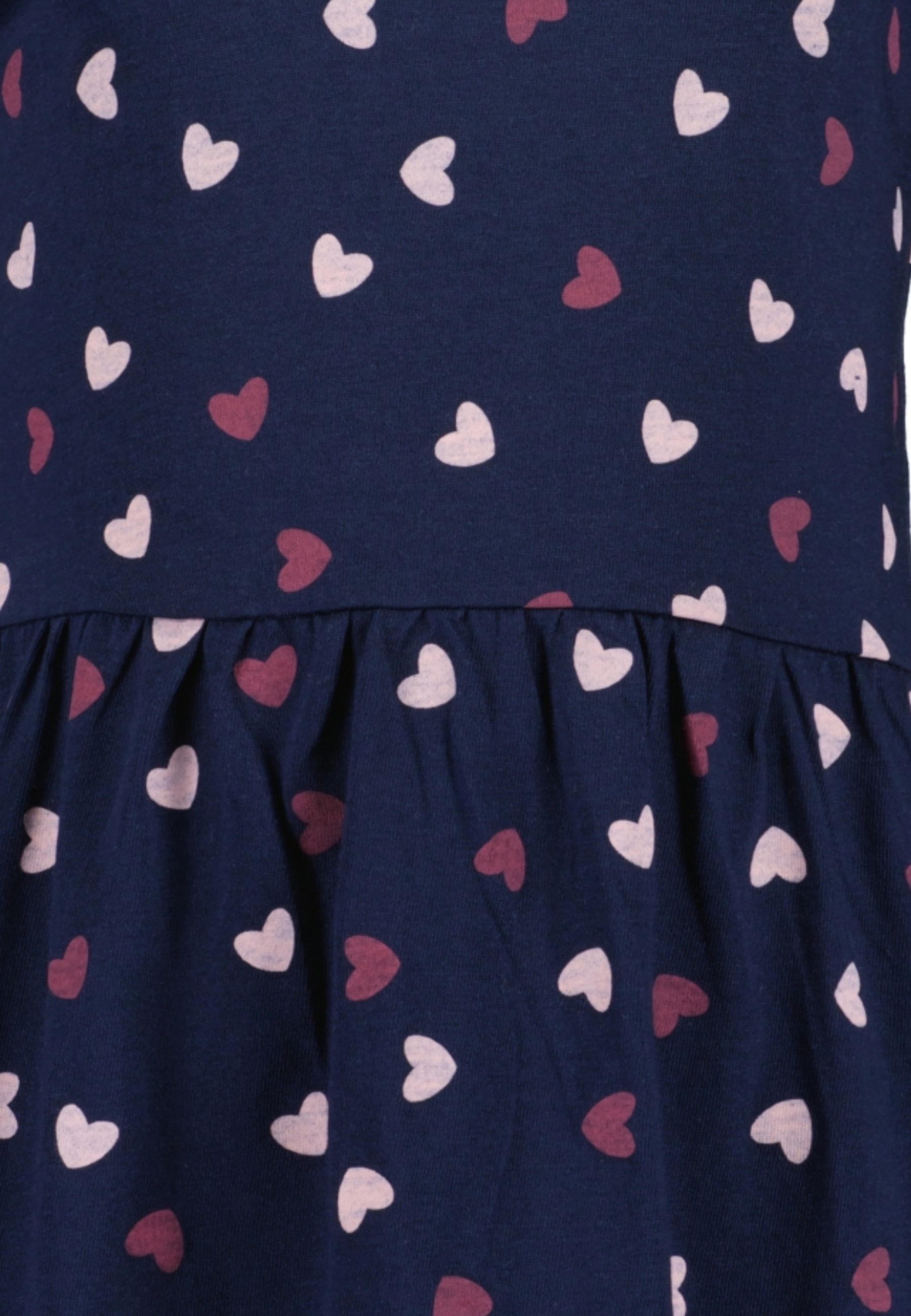 Thumbnail - Blue Seven Jerseykleid im wunderschönen Herzen-Alloverdruck