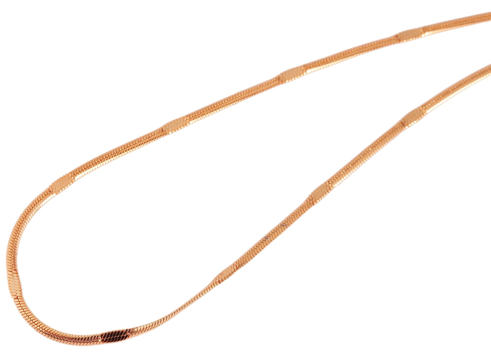 Adelia´s Kette ohne Anhänger »Halskette – Schlangenkette aus Edelstahl 45 cm« Perfekt als Geschenk zum Jubiläum