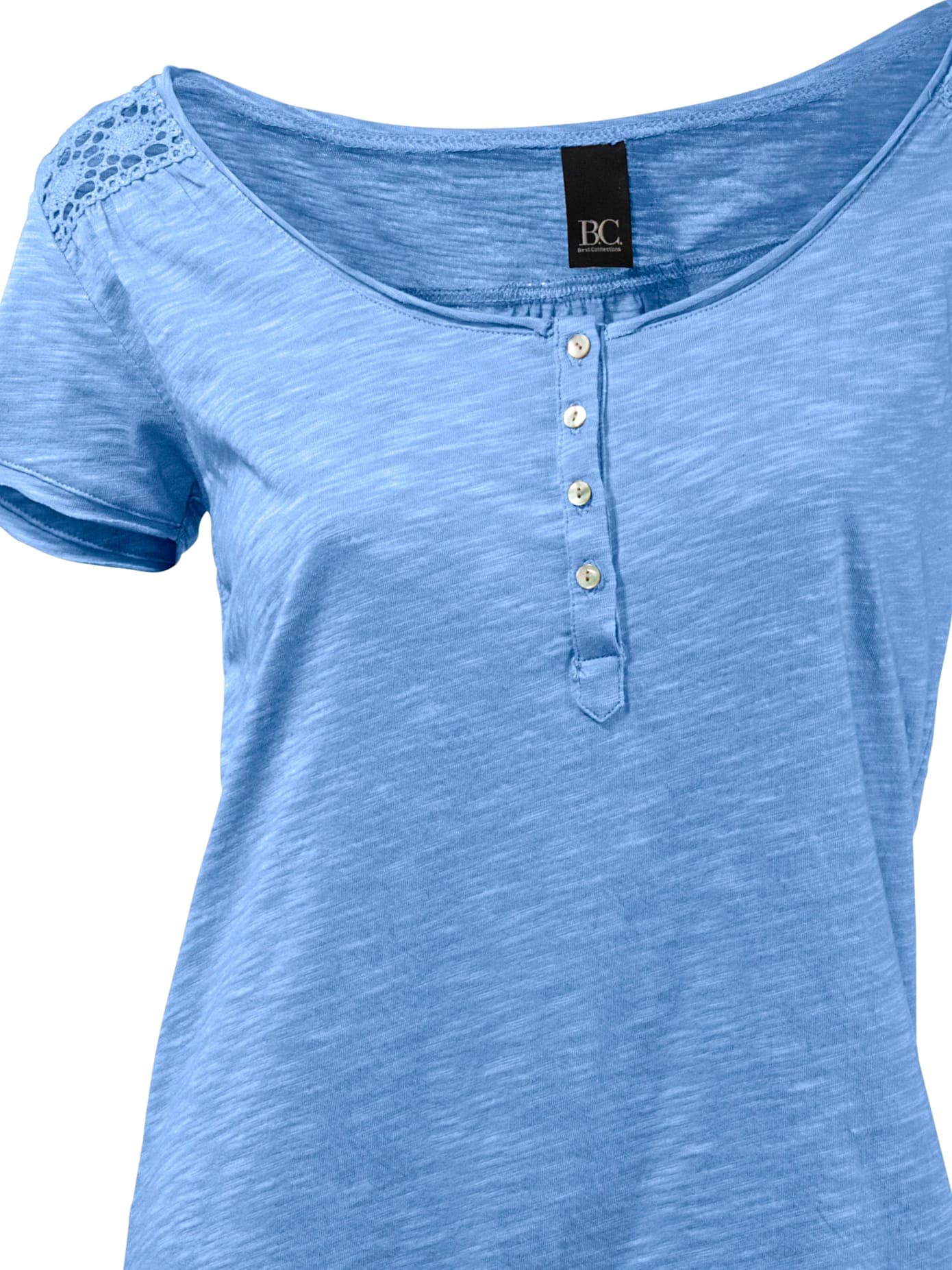 heine Rundhalsshirt »Rundhals-Shirt«, (1 tlg.)