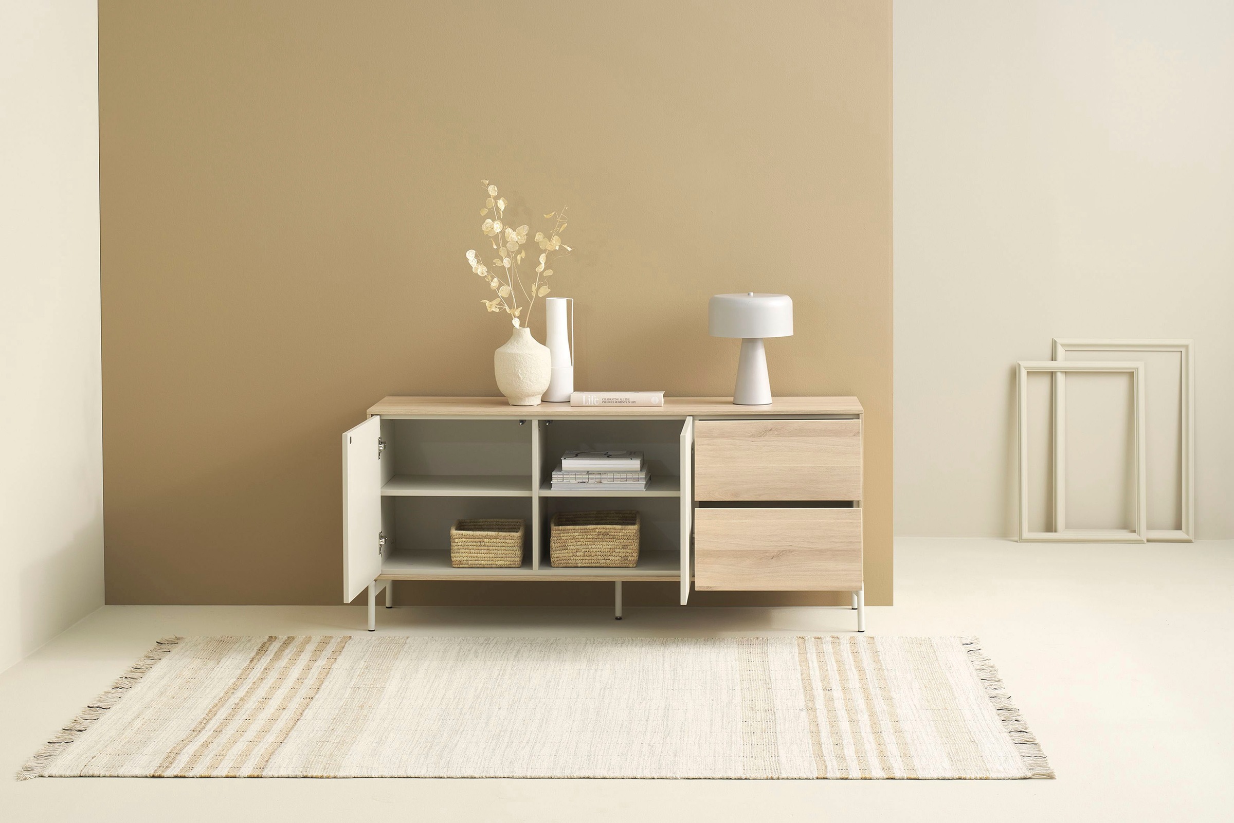 SCHÖNER WOHNEN-Kollektion Sideboard »LABOE« 1 Stk. tlg. 150 cm oder 200 cm mit push to open Funktion