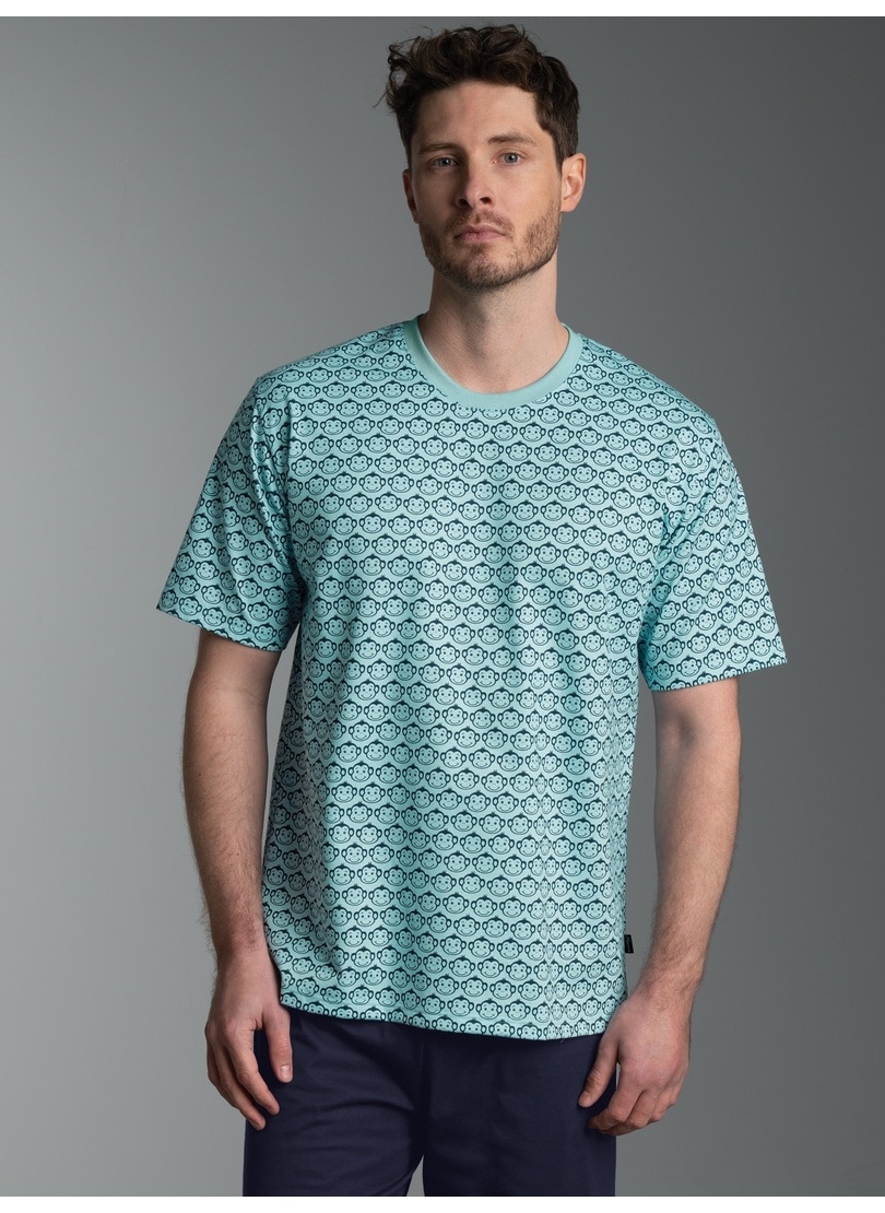 Trigema T-Shirt "TRIGEMA T Shirt mit Allover-Muster "Äffchen"" 1 günstig online kaufen