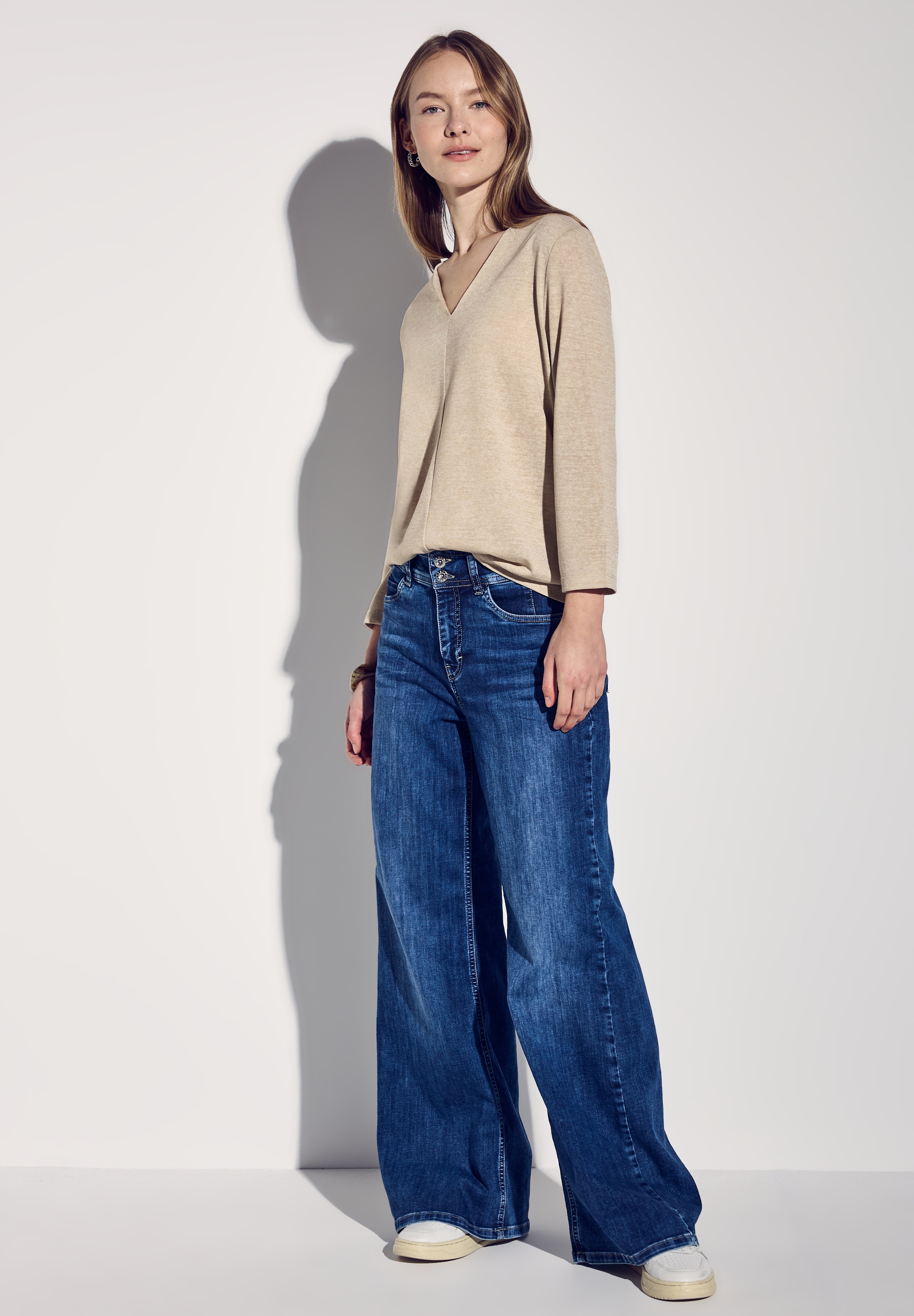 STREET ONE 3/4-Arm-Shirt, mit 3/4 Ärmeln