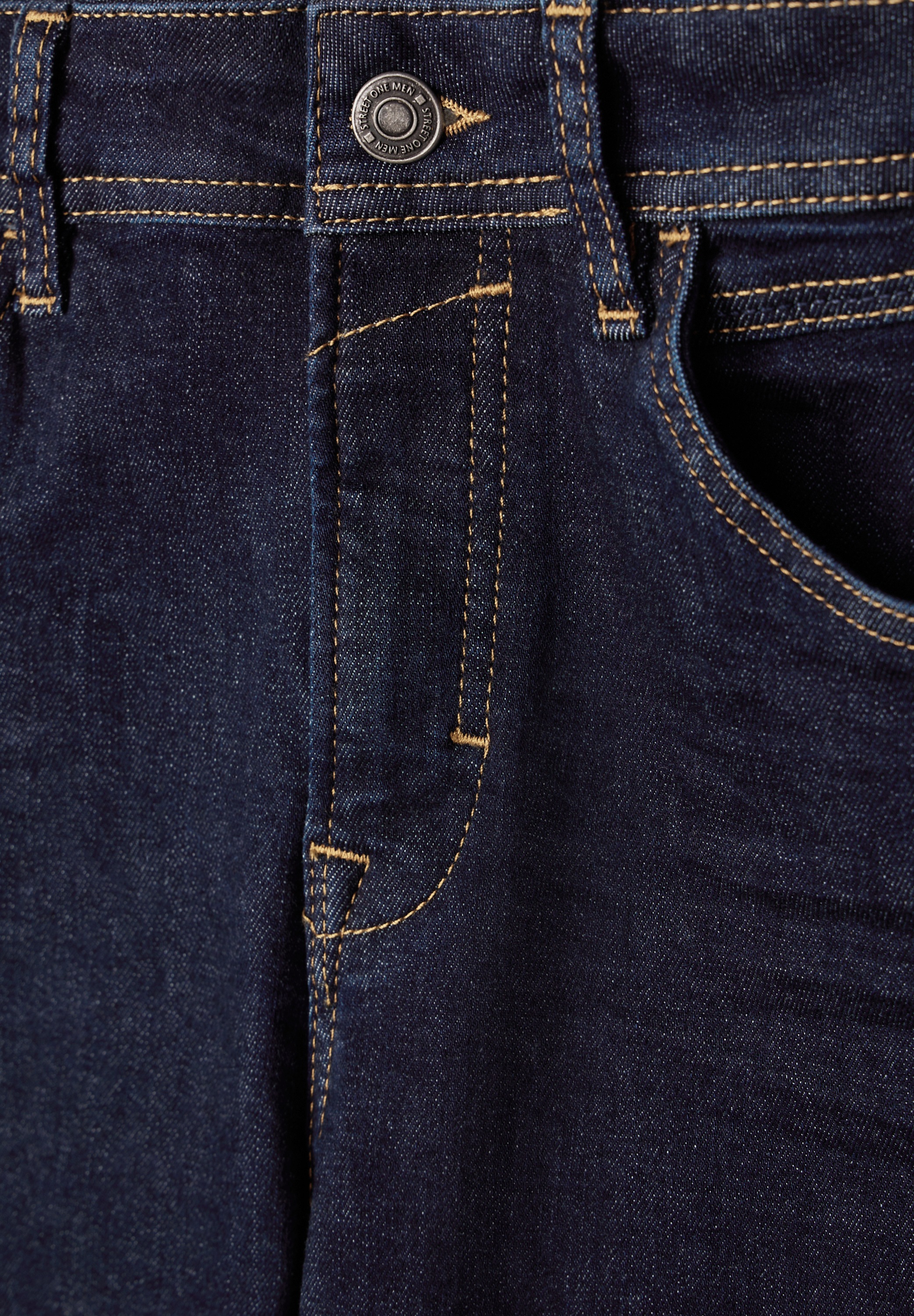 STREET ONE MEN Gerade Jeans, Middle Waist