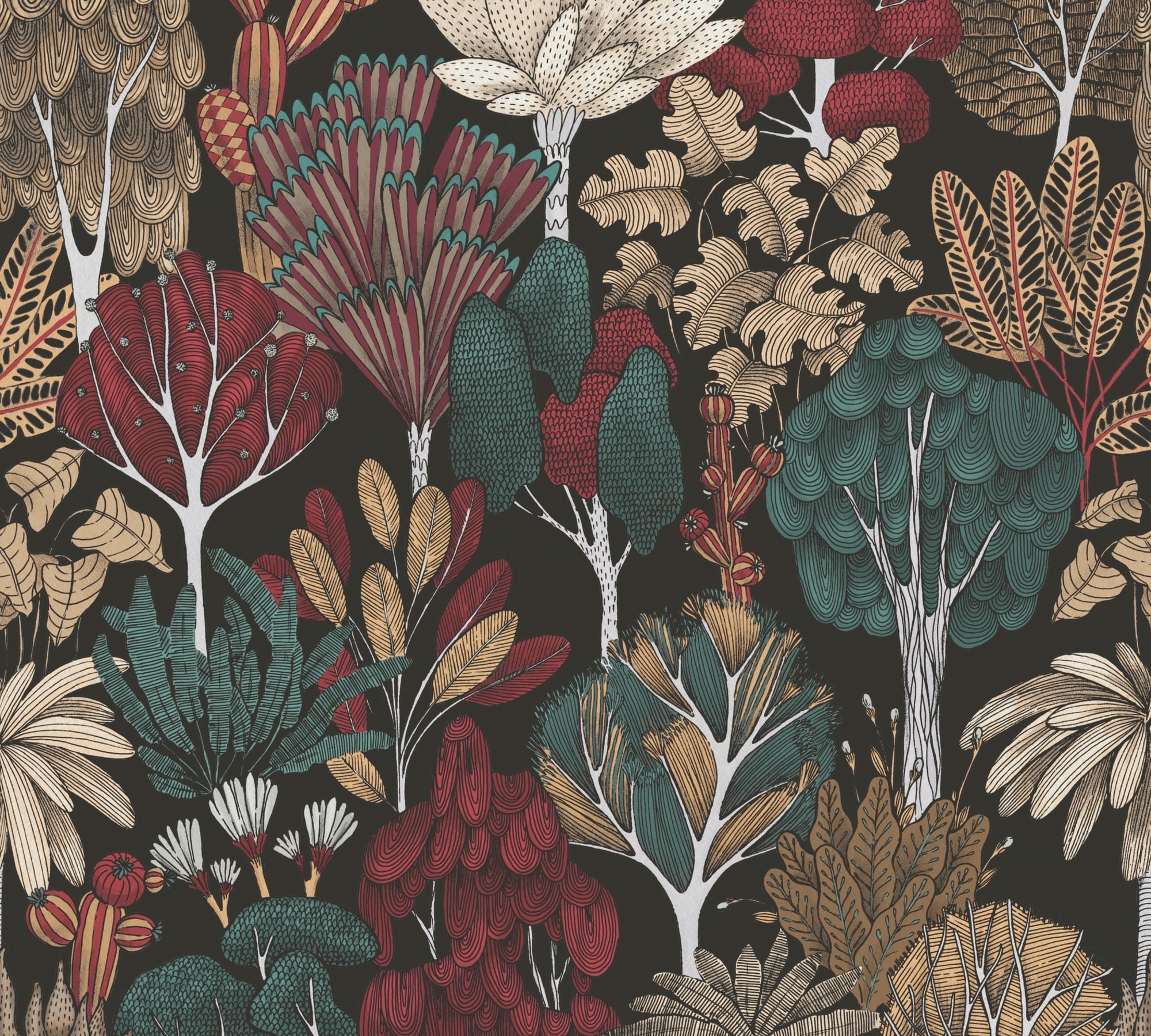 Architects Paper Vliestapete "Floral Impression" Wald botanisch floral glatt Blumentapete Tapete Dschungel Tapeten Wohnzimmer Schlafzimmer Küche