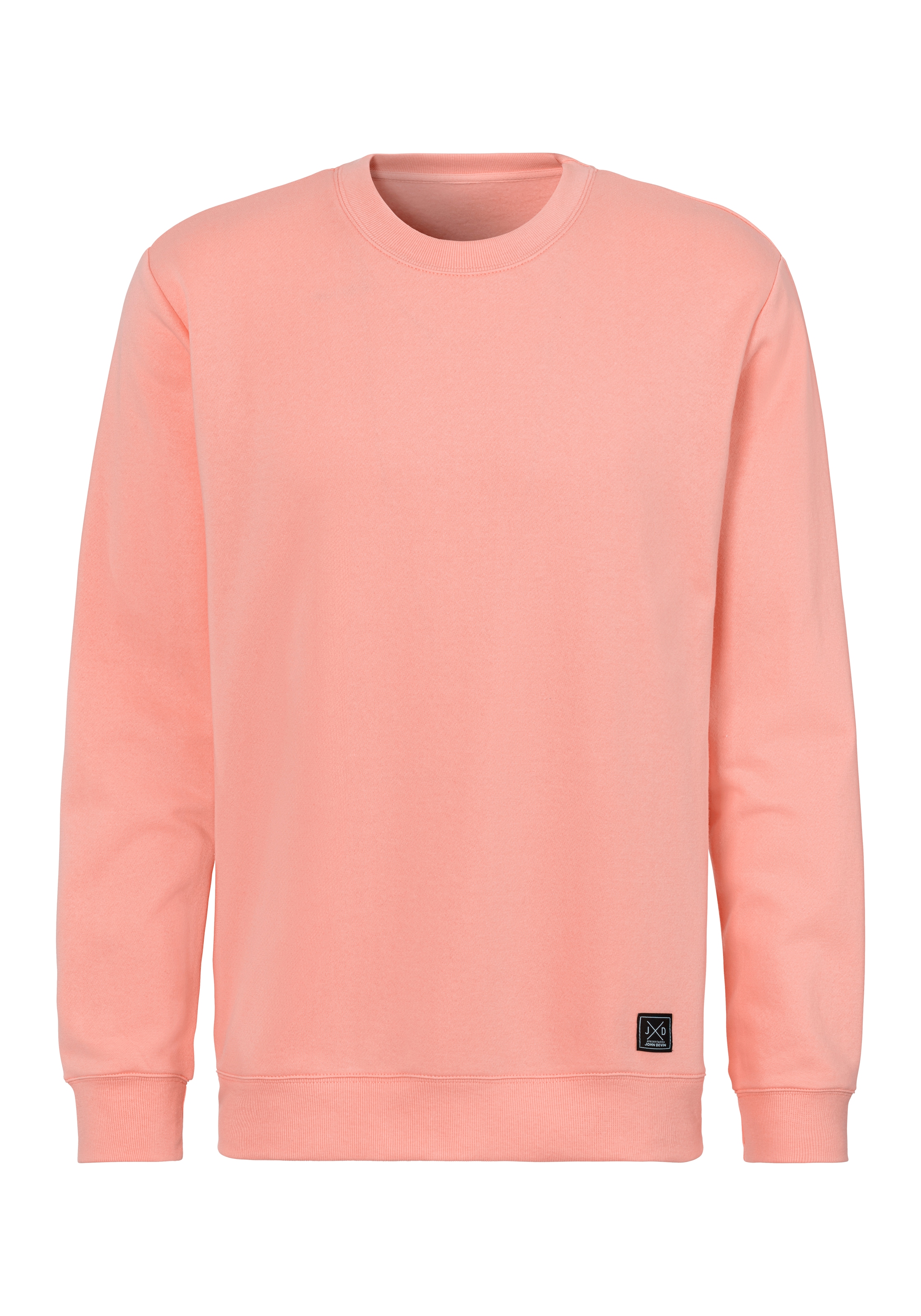John Devin Sweatshirt, Langarm, Sweatshirt mit Rundhals, Baumwollmischung