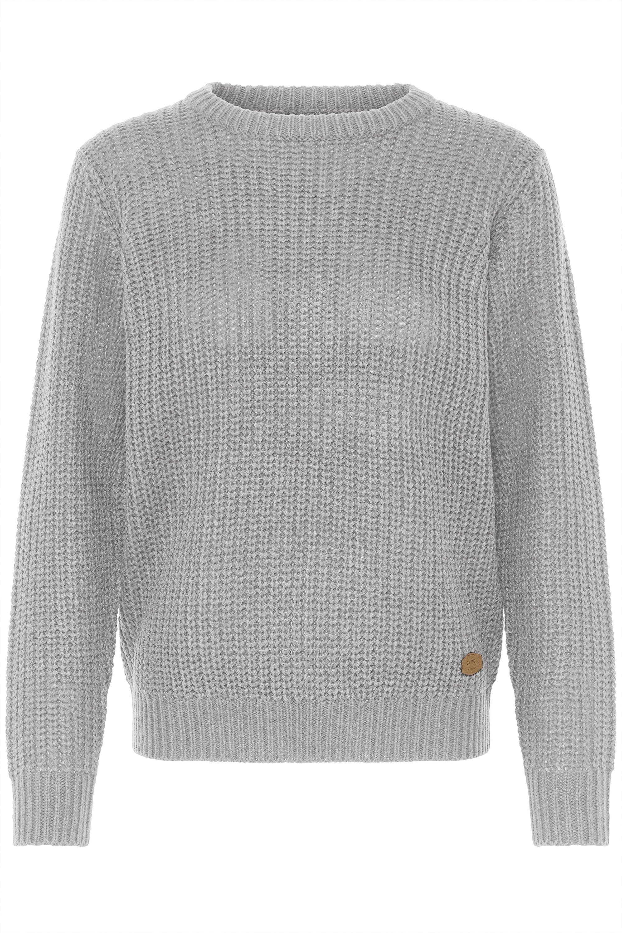OXMO Strickfleece-Pullover "Strickpullover OXEdna"
