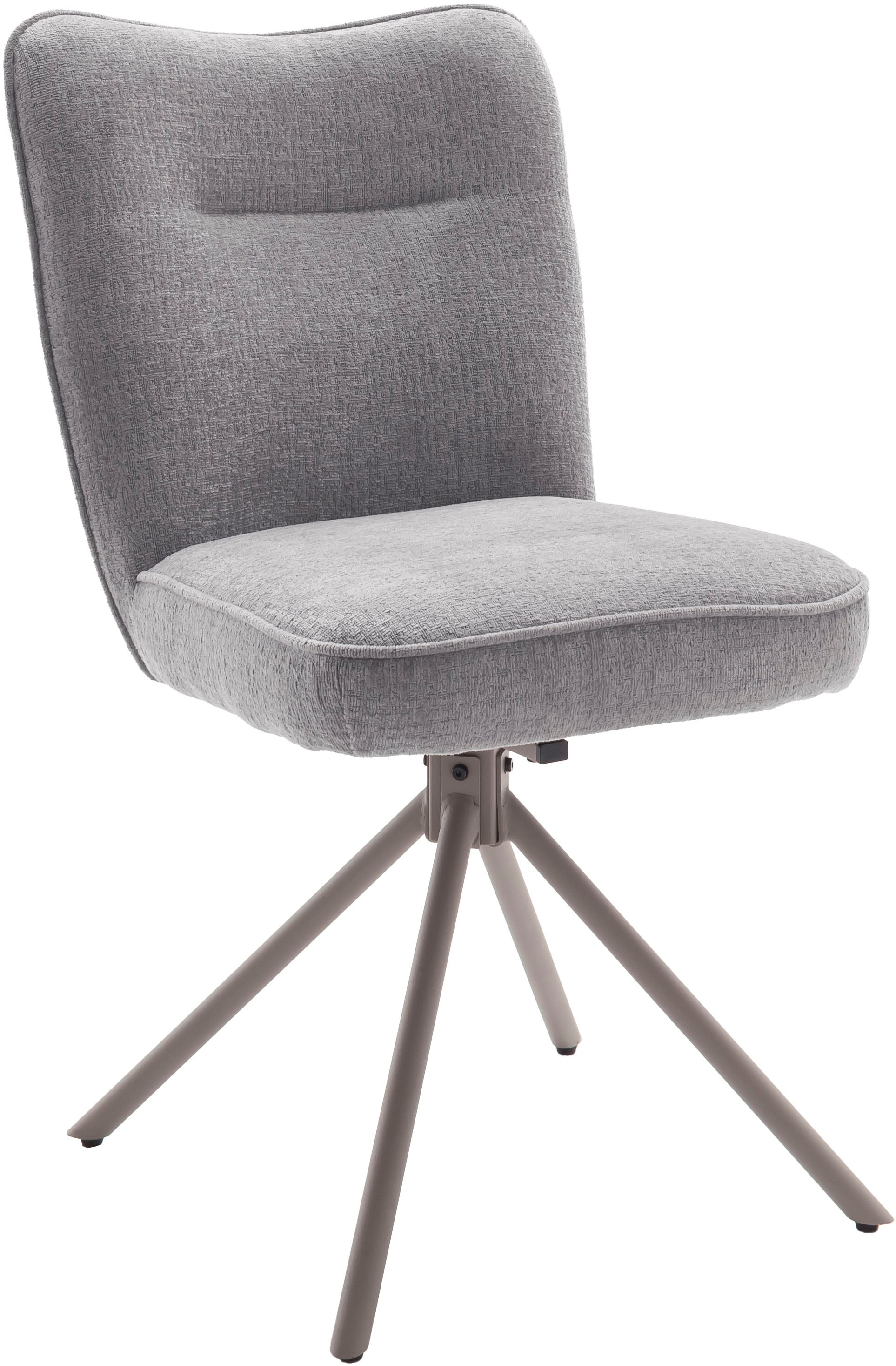 MCA furniture 4-Fußstuhl (Set) 2 Stk.180° drehbar, Taschenfederkern