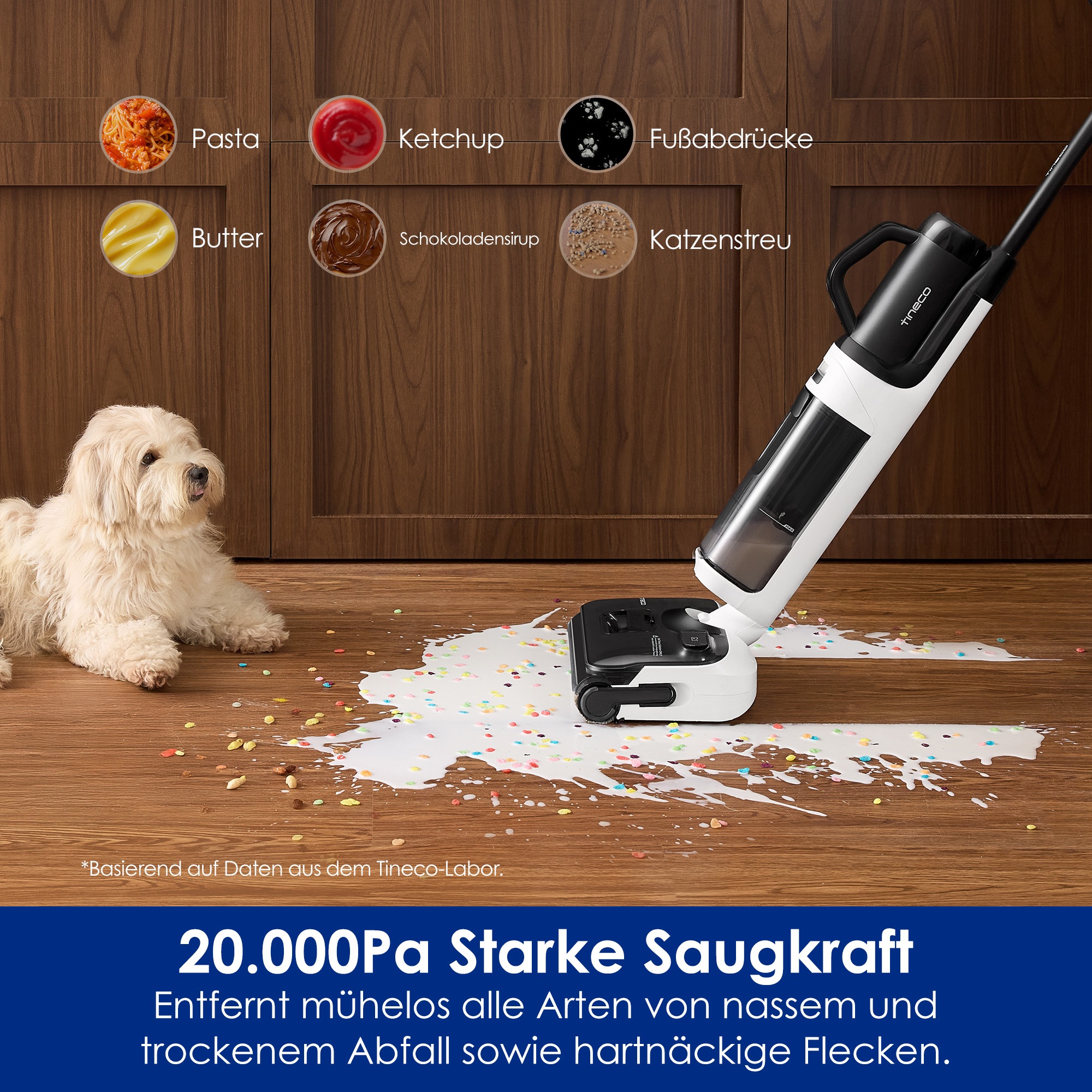 Tineco Nass-Trocken-Sauger "FLOOR ONE Switch i5 Stretch, 85C Heißluft-Trock günstig online kaufen