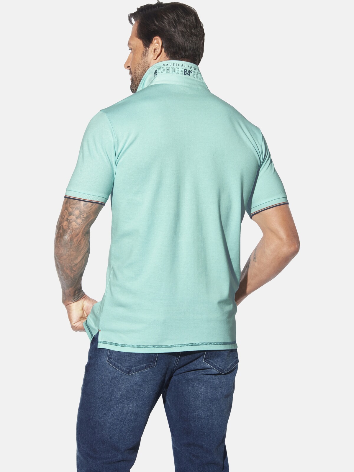 Jan Vanderstorm Knutland Polo Shirt Mint 6XL 3