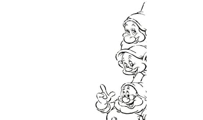 Poster »Snow White Dwarves«, Disney, (1 St.)