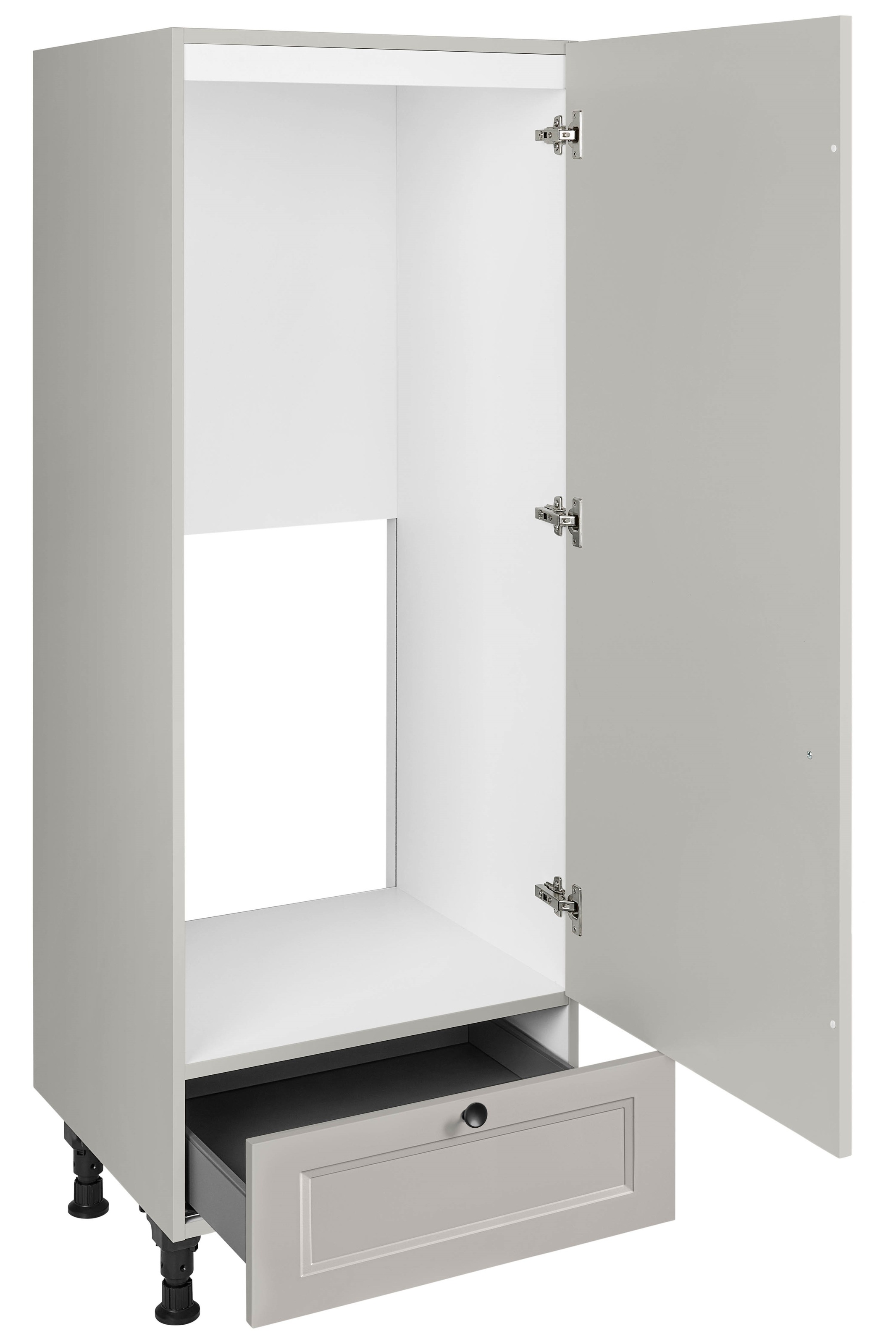 nobilia® Kühlumbauschrank »"Cascada", Ausrichtung wählbar, mit Schubkasten,«, vormontiert, Breite/Höhe: 60/167,8 cm