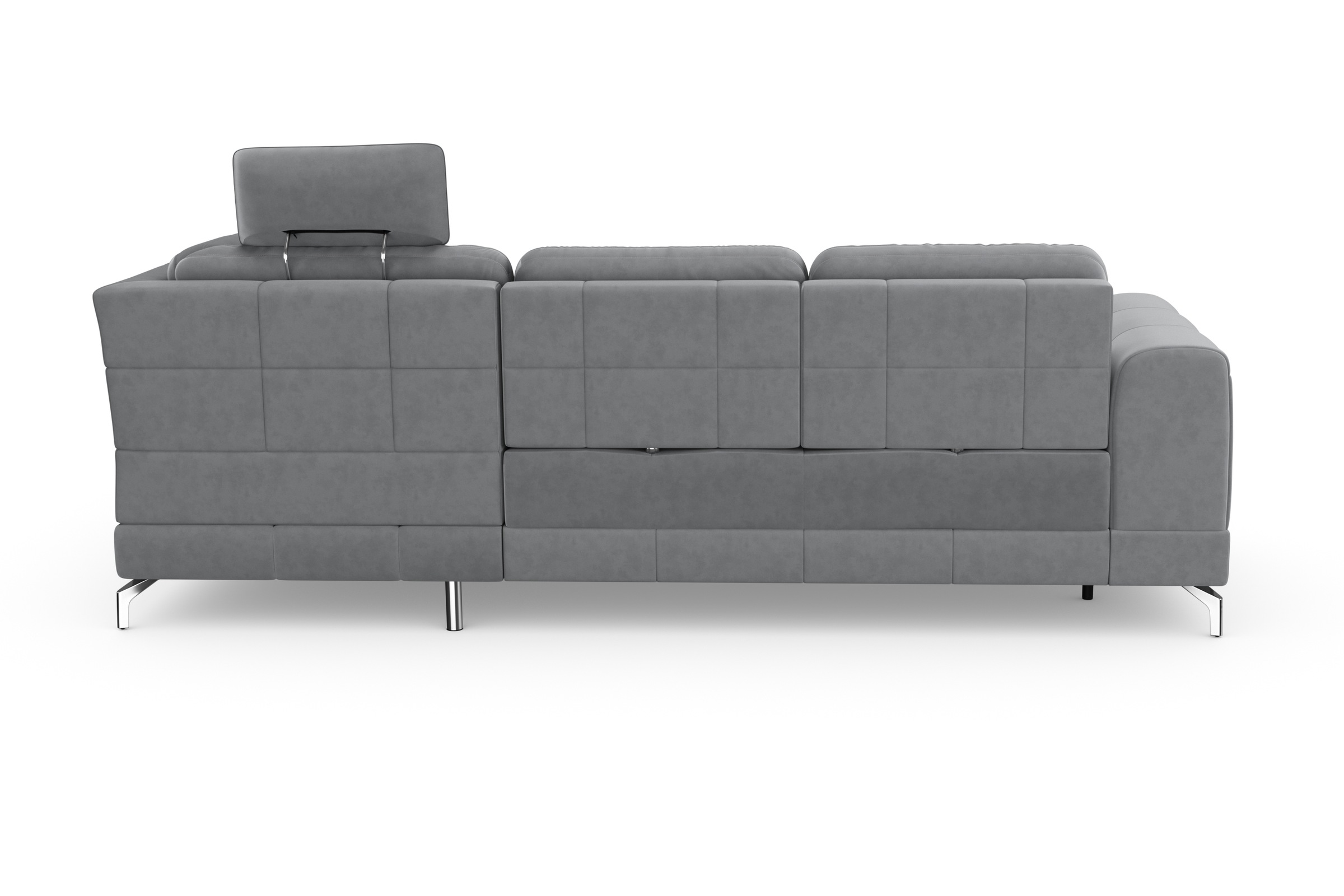sit&more Ecksofa »Bendigo L-Form«, inklusive Sitztiefenverstellung, Bodenfreiheit 12 cm, in 2 Fußfarben