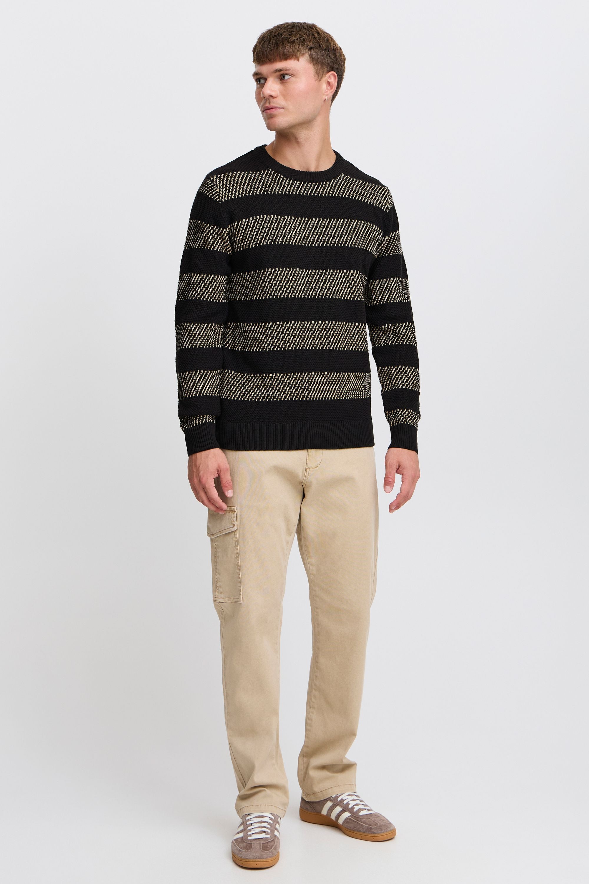 Indicode Strickfleece-Pullover »Strickpullover IDTelly«
