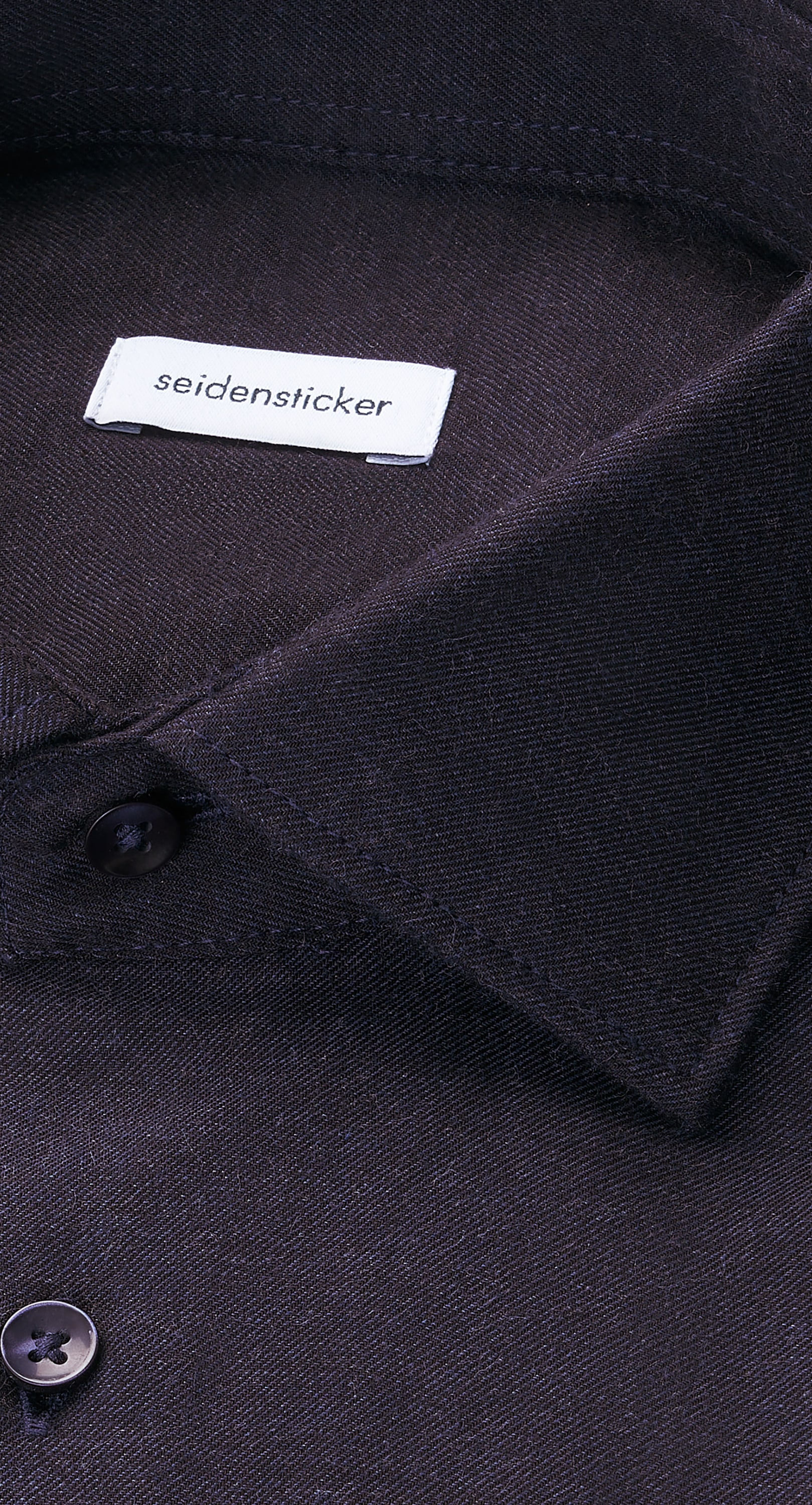 seidensticker Flanellhemd »Schwarze Rose«, Regular 1/1 Kentkragen Flanell