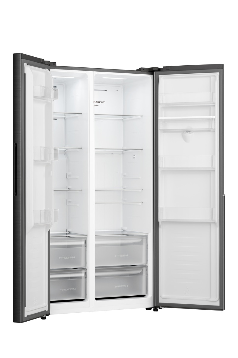 GORENJE Side-by-Side »NRS917E41BXWD« 178,6 cm hoch 91,1 cm breit Wasserspender mit Tank, NoFrostPlus, 541 Liter Volumen