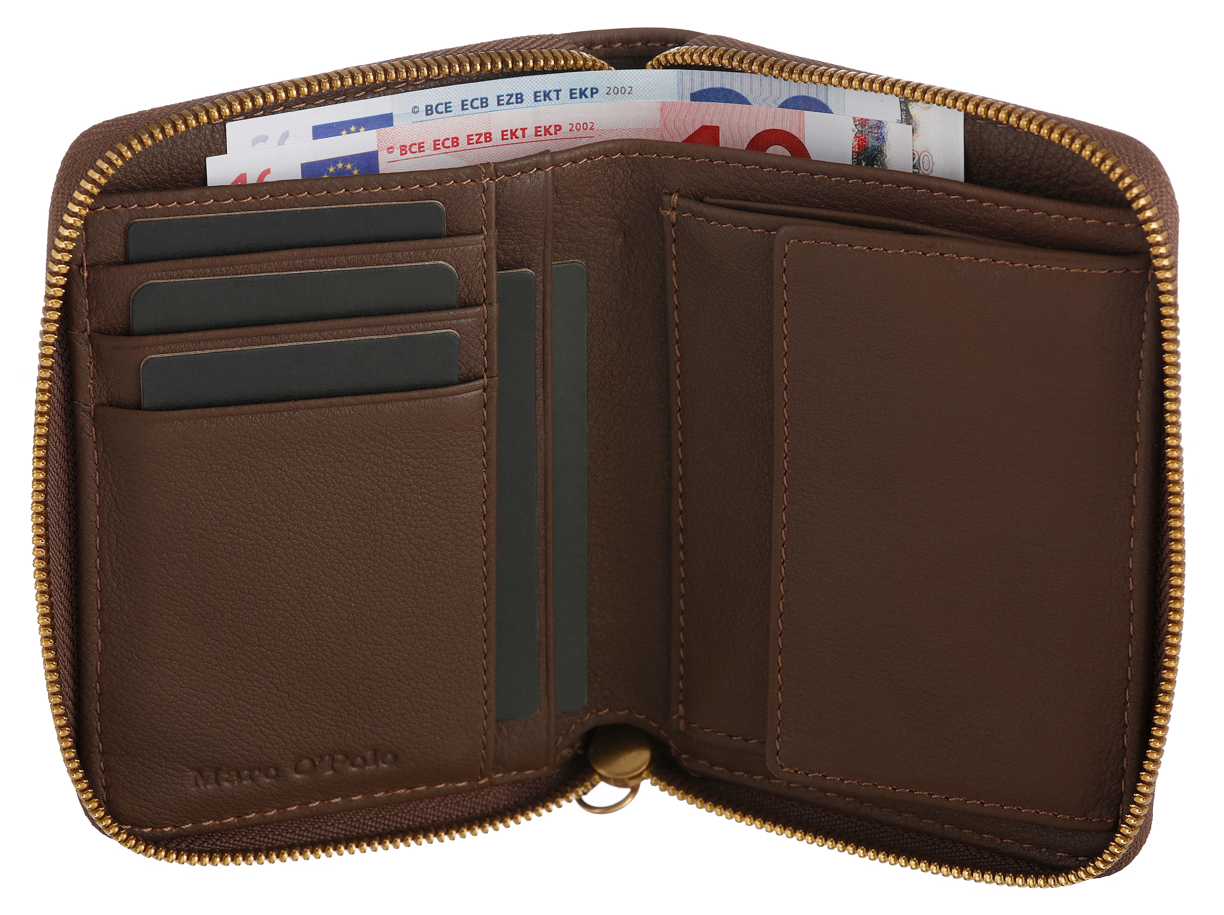 Marc O'Polo Accessories Geldbörse »Ellis« Damen Geldbeutel, Portemonnaie mit Rundum-Reißverschluss