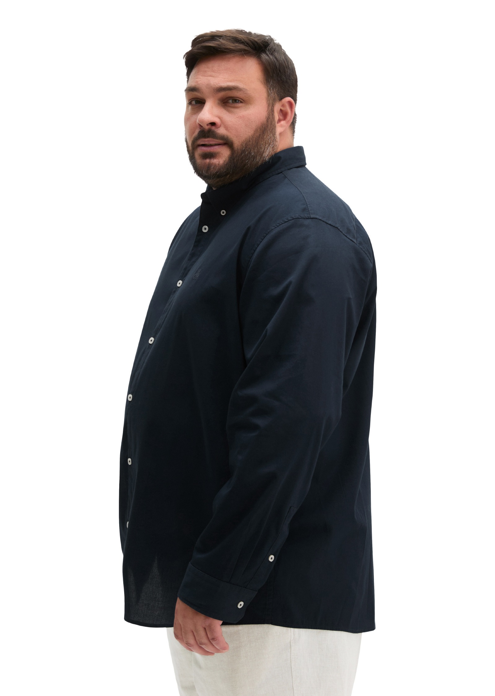 Marc O'Polo Langarmhemd »aus Bio-Baumwolle«
