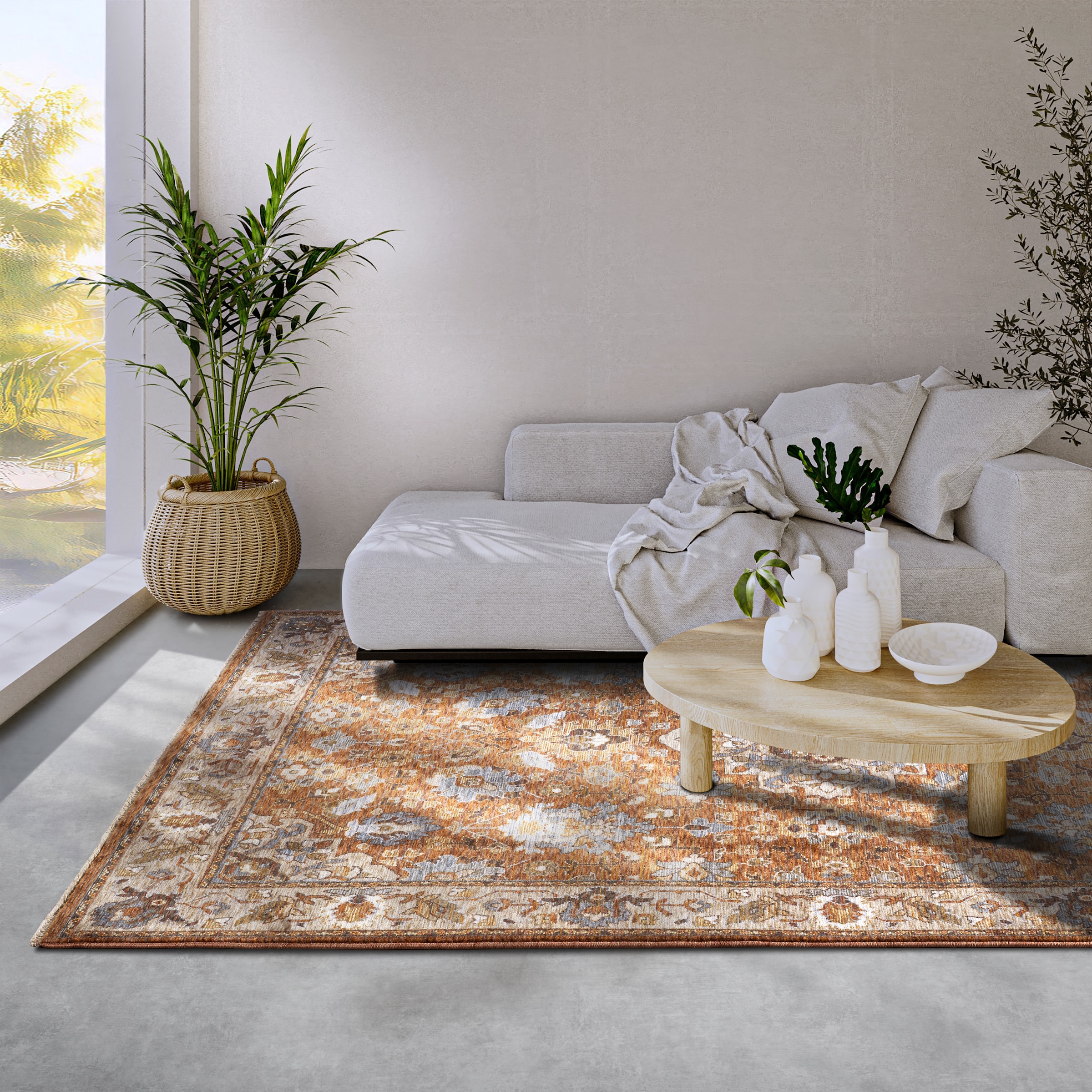 Villeroy & Boch Teppich »Egon«, rechteckig, 7 mm Höhe, Orientalisch, Fransen, Läufer, Wohnzimmer, Schlafzimmer, Klassisch