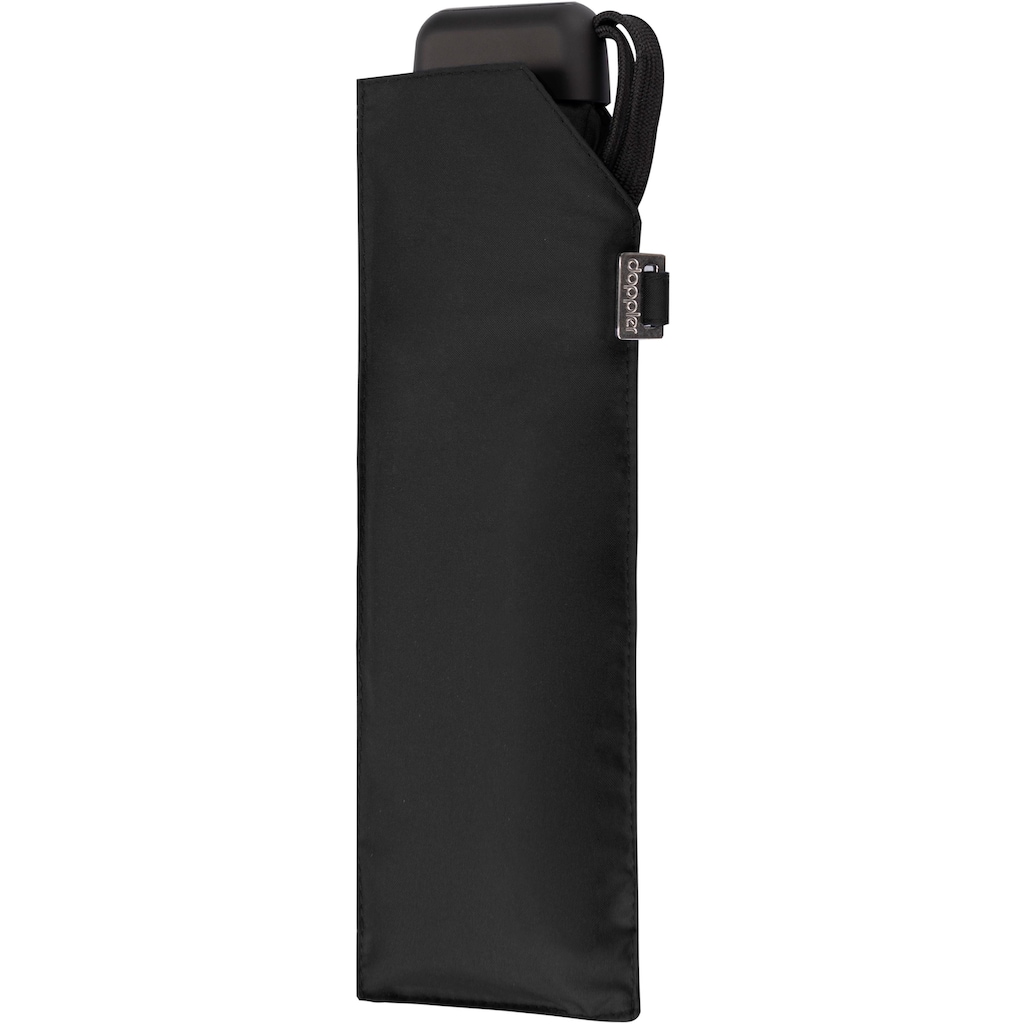 doppler® Taschenregenschirm »Carbonsteel Mini Slim uni, Black«