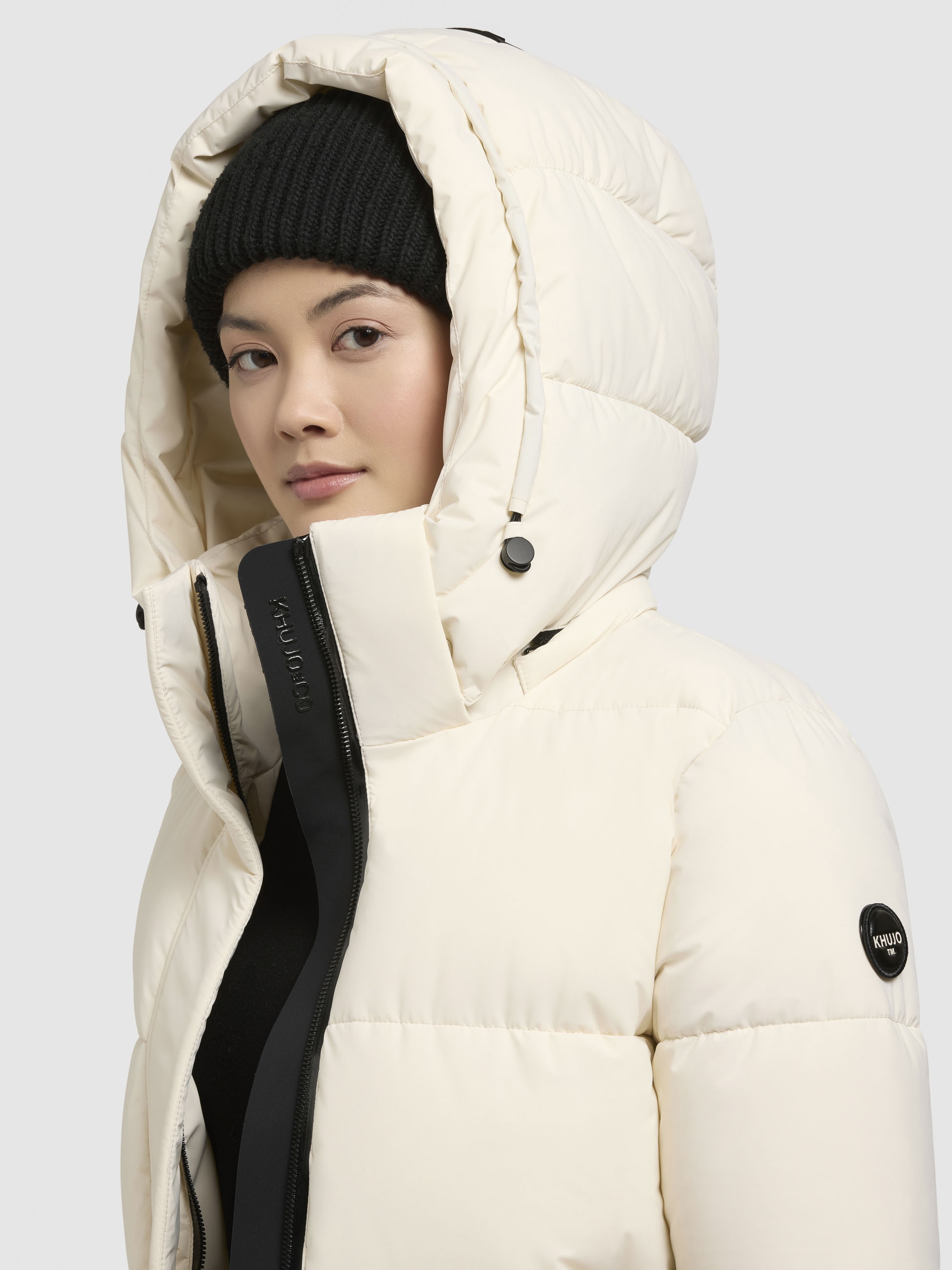 khujo Steppjacke »HAYA MATT«, mit Kapuze
