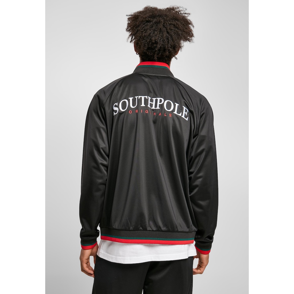 Southpole Allwetterjacke »Southpole Herren Southpole Raglan Tricot Jacket«, (1 St.), ohne Kapuze