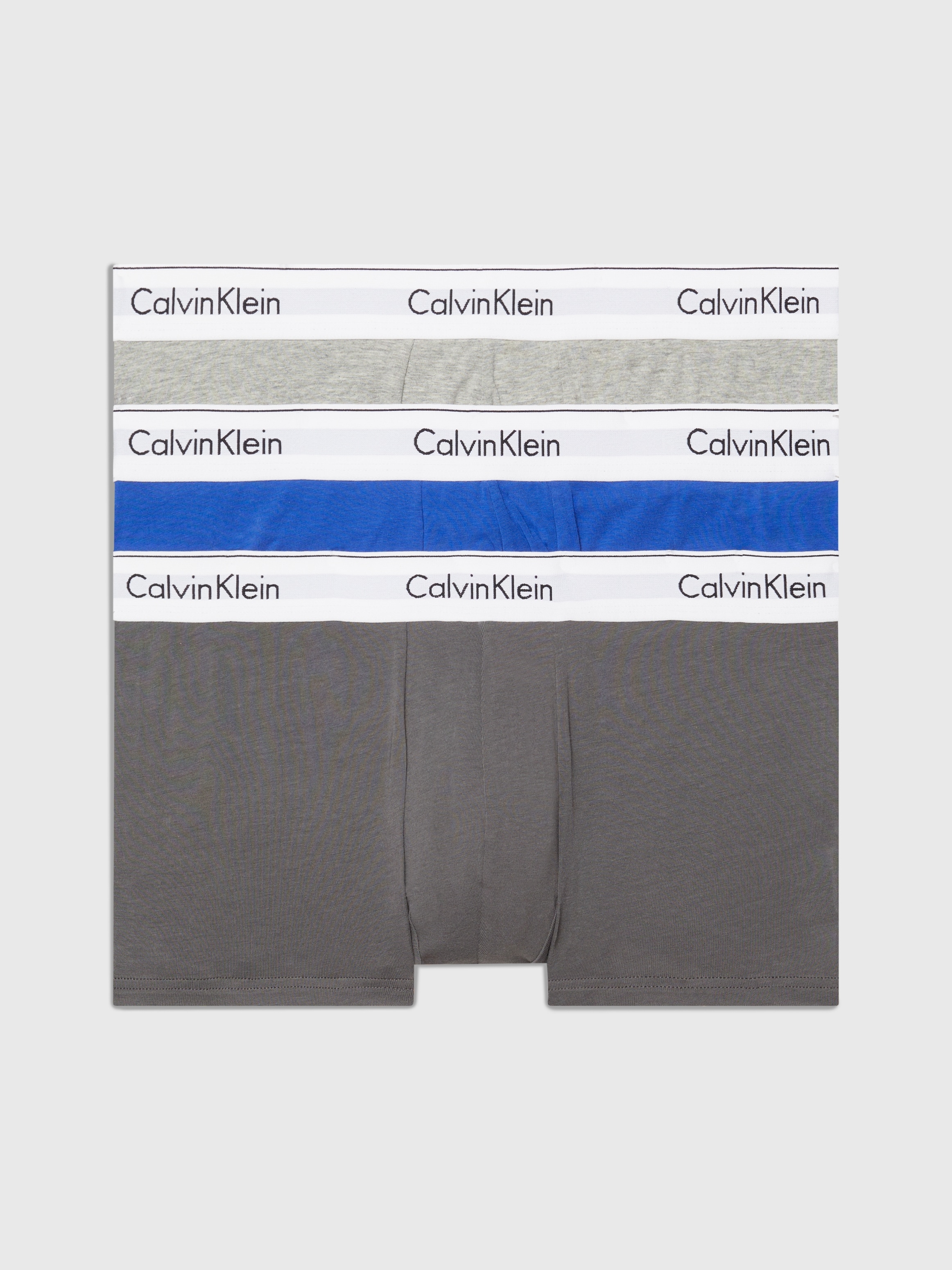 Calvin Klein Underwear Trunk "LOW RISE TRUNK 3PK", (Packung, 3er-Pack), mit Logo-Elastikbund